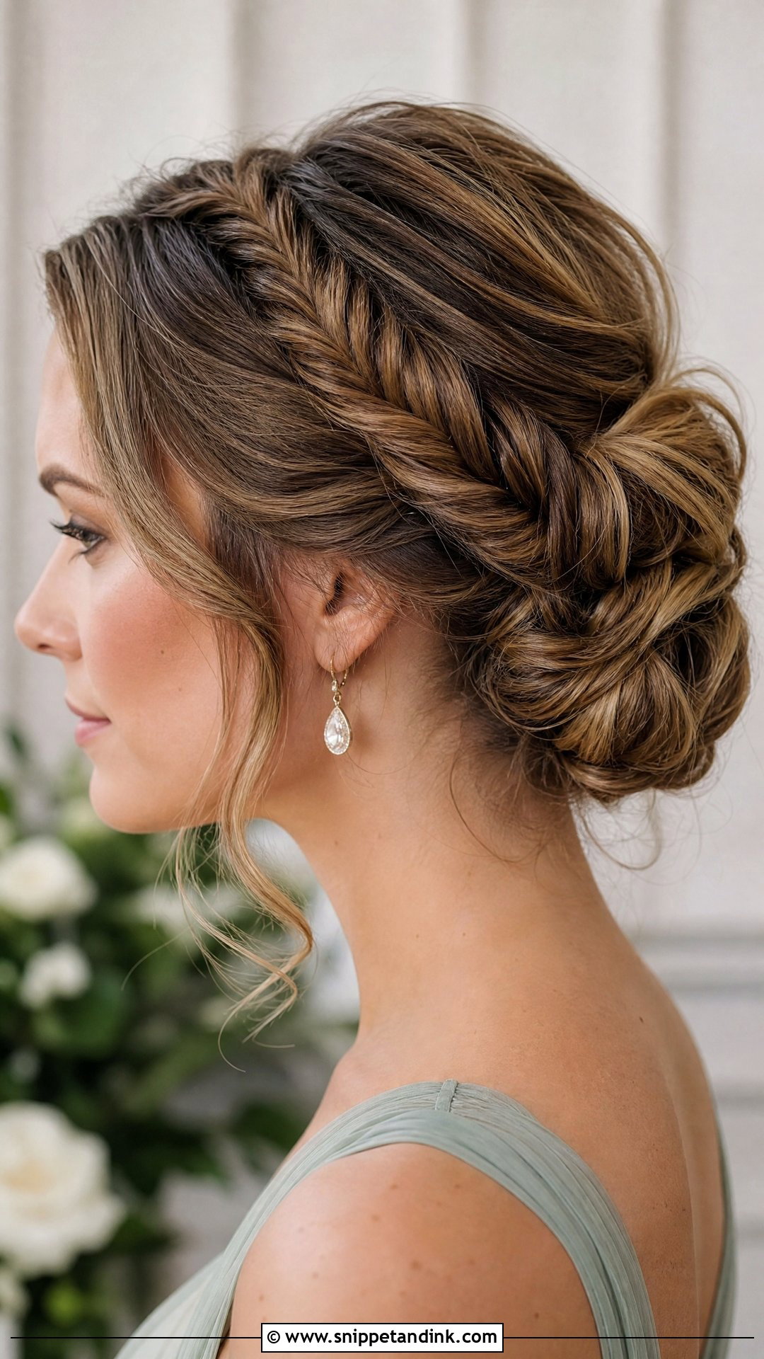 Maid Of Honor Fishtail Braid Updo - Snippet and Ink - 25 Maid of Honor Hairstyles Updo
