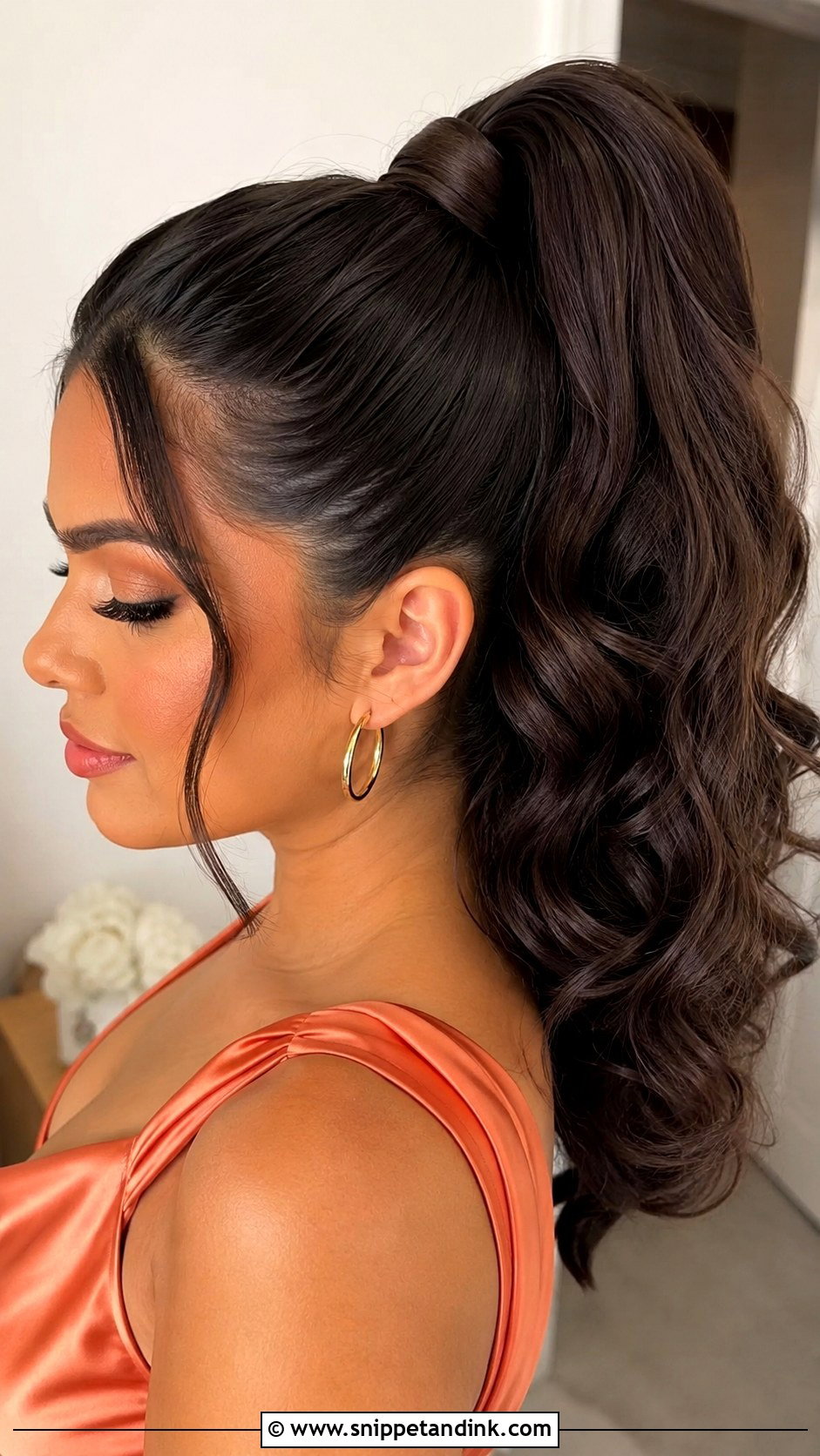 Maid Of Honor High Ponytail - Snippet and Ink - 30 Maid of Honor Hair Ideas