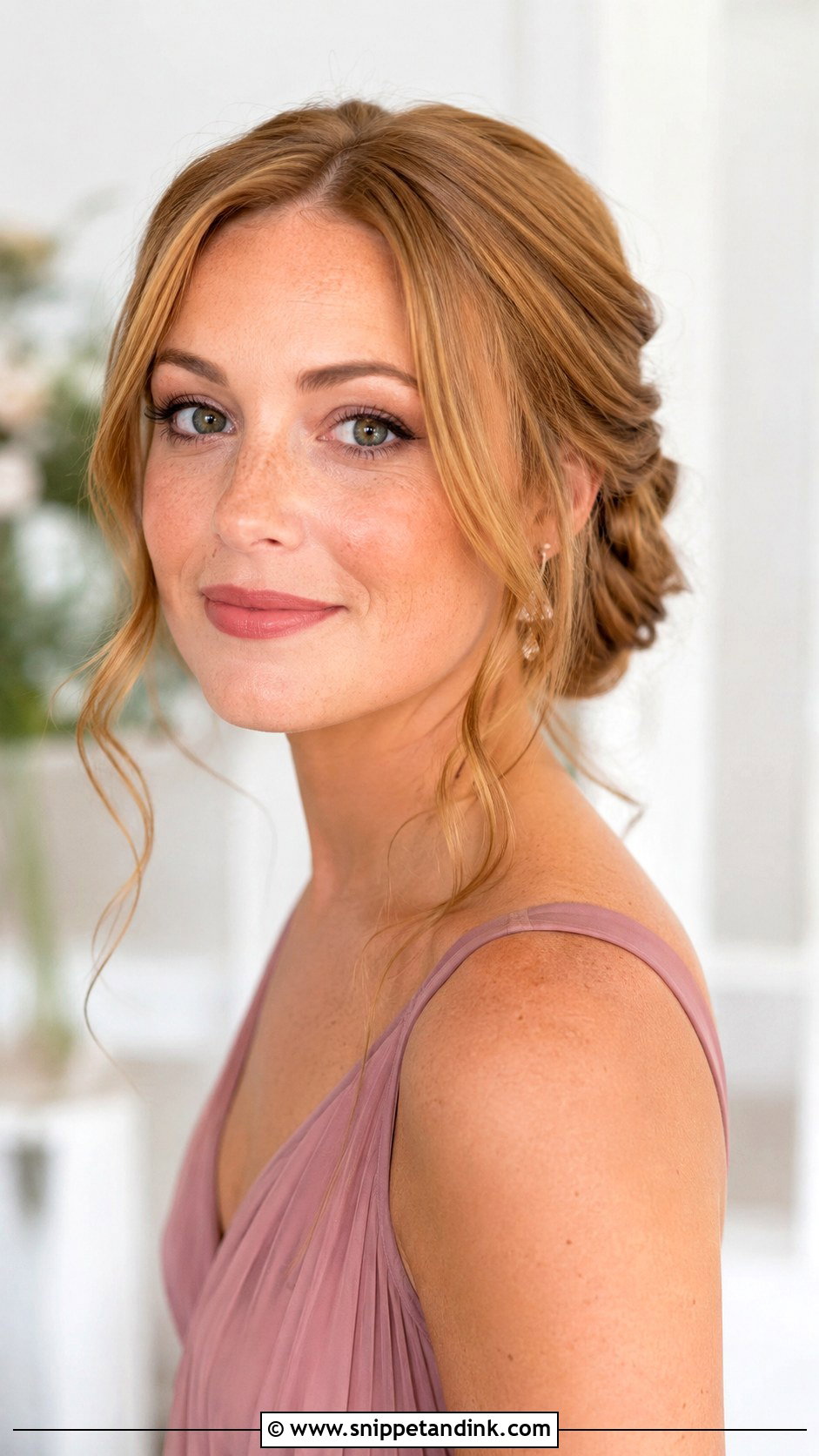 Maid Of Honor Loose Chignon - Snippet and Ink - 15 Simple Maid of Honor Hair Ideas