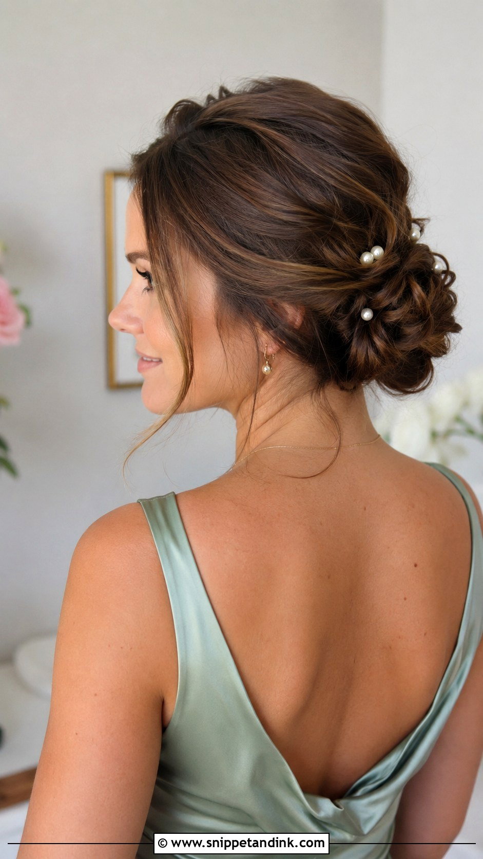 Maid Of Honor Low Bun - Snippet and Ink - 25 Made of Honor Hairstyles