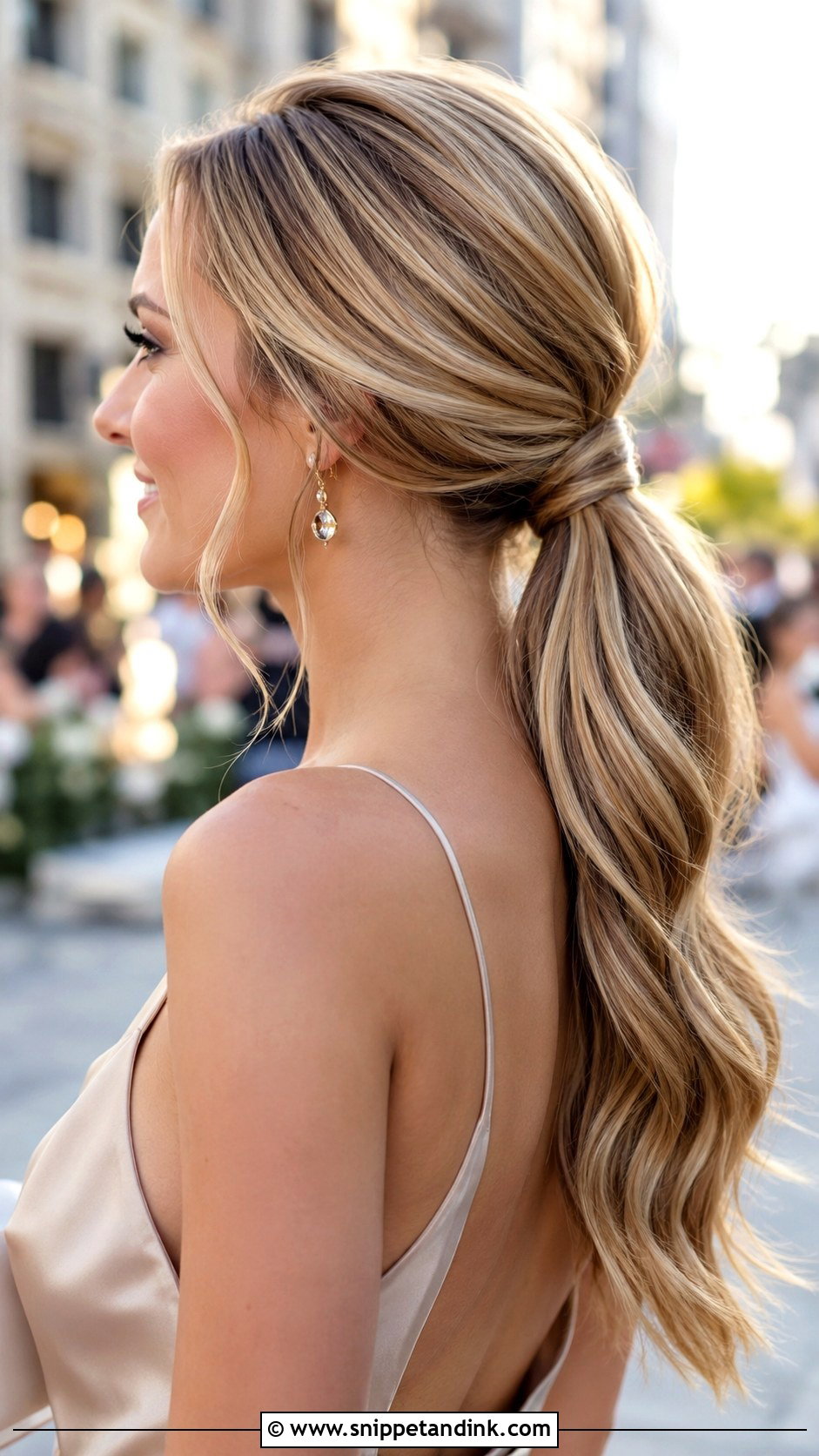 Maid Of Honor Low Ponytail - Snippet and Ink - 15 Maid of Honor Wedding Hairstyles