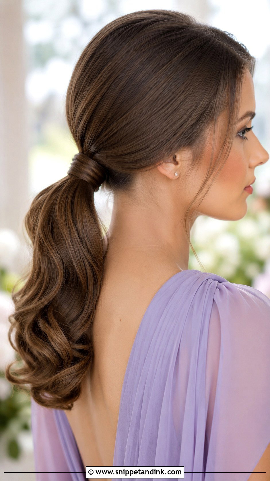 Maid Of Honor Low Ponytail - Snippet and Ink - 15 Simple Maid of Honor Hair Ideas