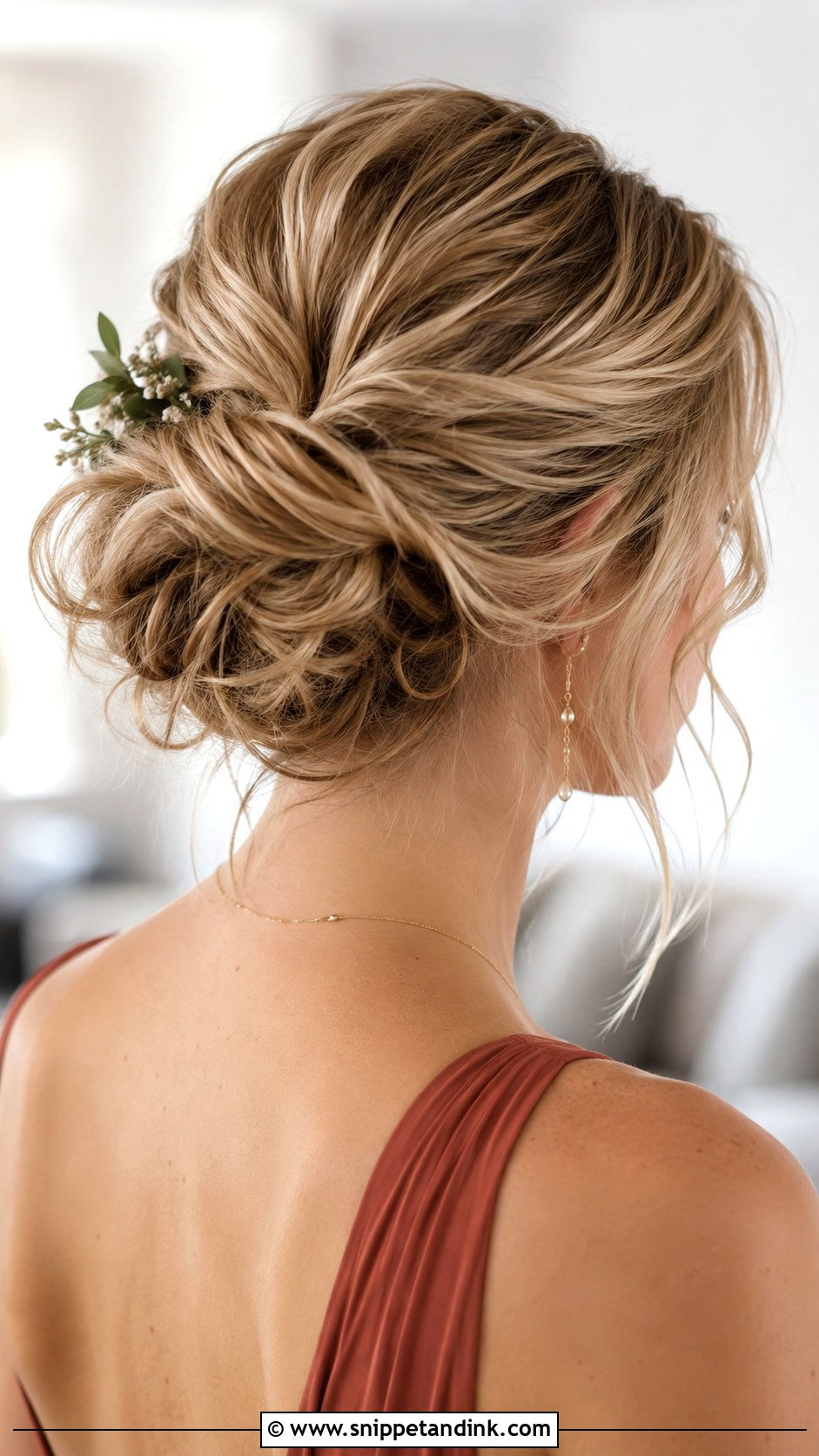 Maid Of Honor Messy Bun - Snippet and Ink - 25 Made of Honor Hairstyles