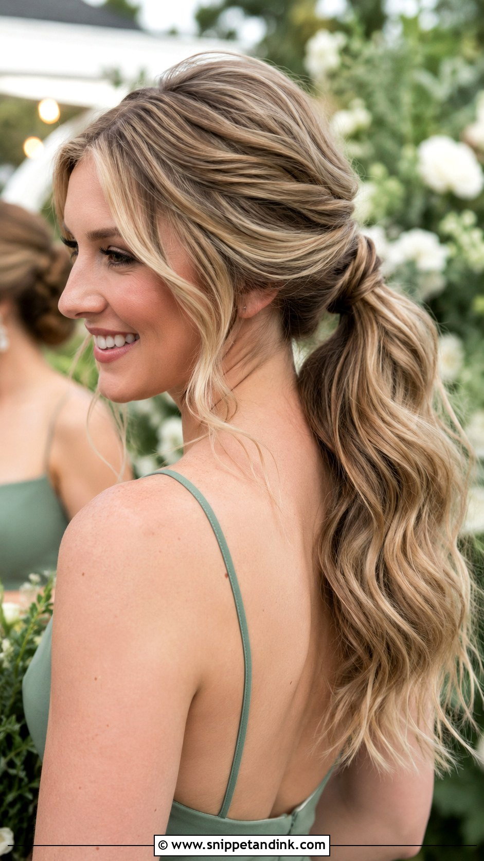 Maid Of Honor Ponytail With Face Framing Pieces - Snippet and Ink - 15 Maid of Honor Ponytail Hairstyles
