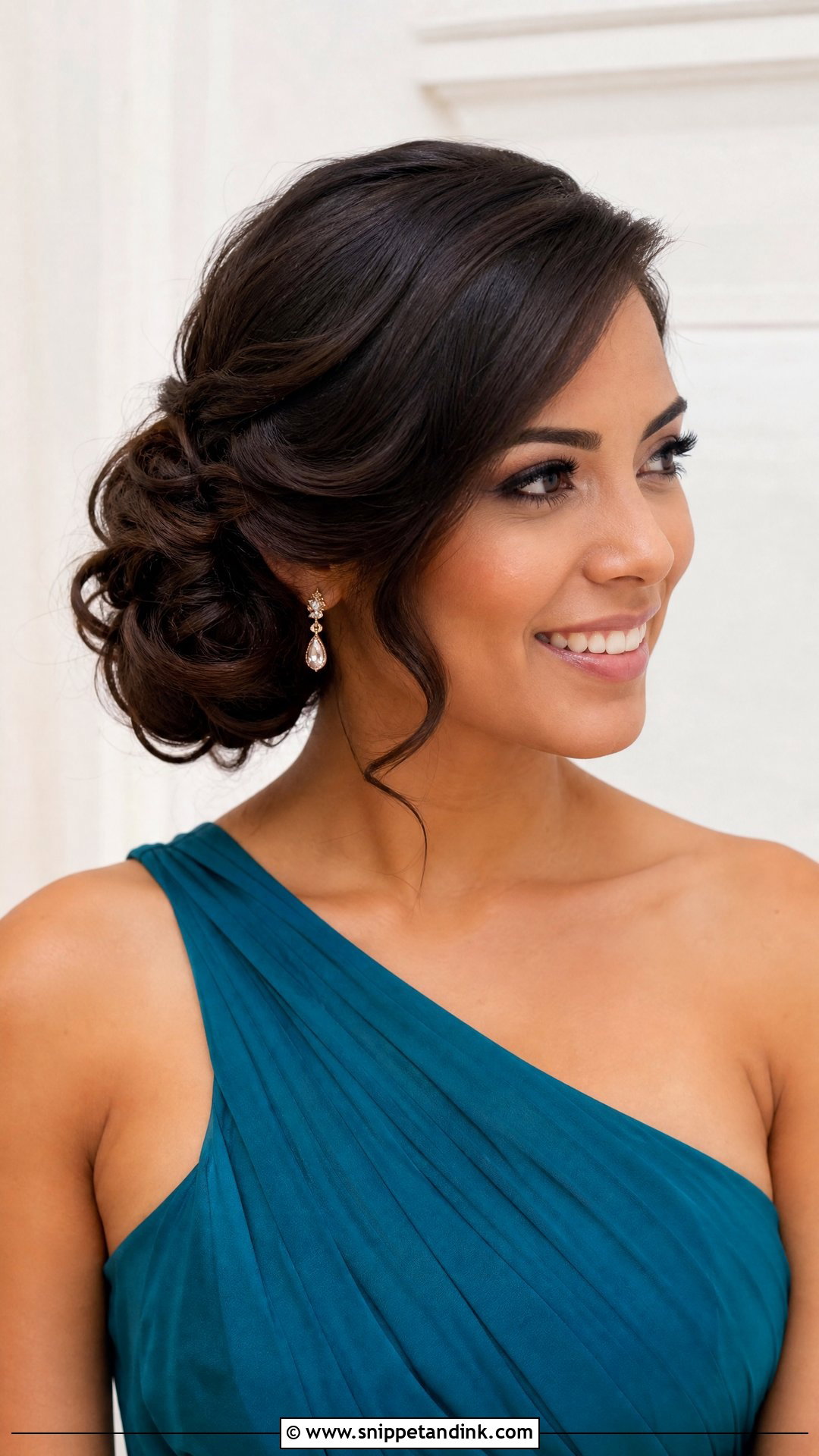 Maid Of Honor Side Bun Updo - Snippet and Ink - 25 Maid of Honor Hairstyles Updo