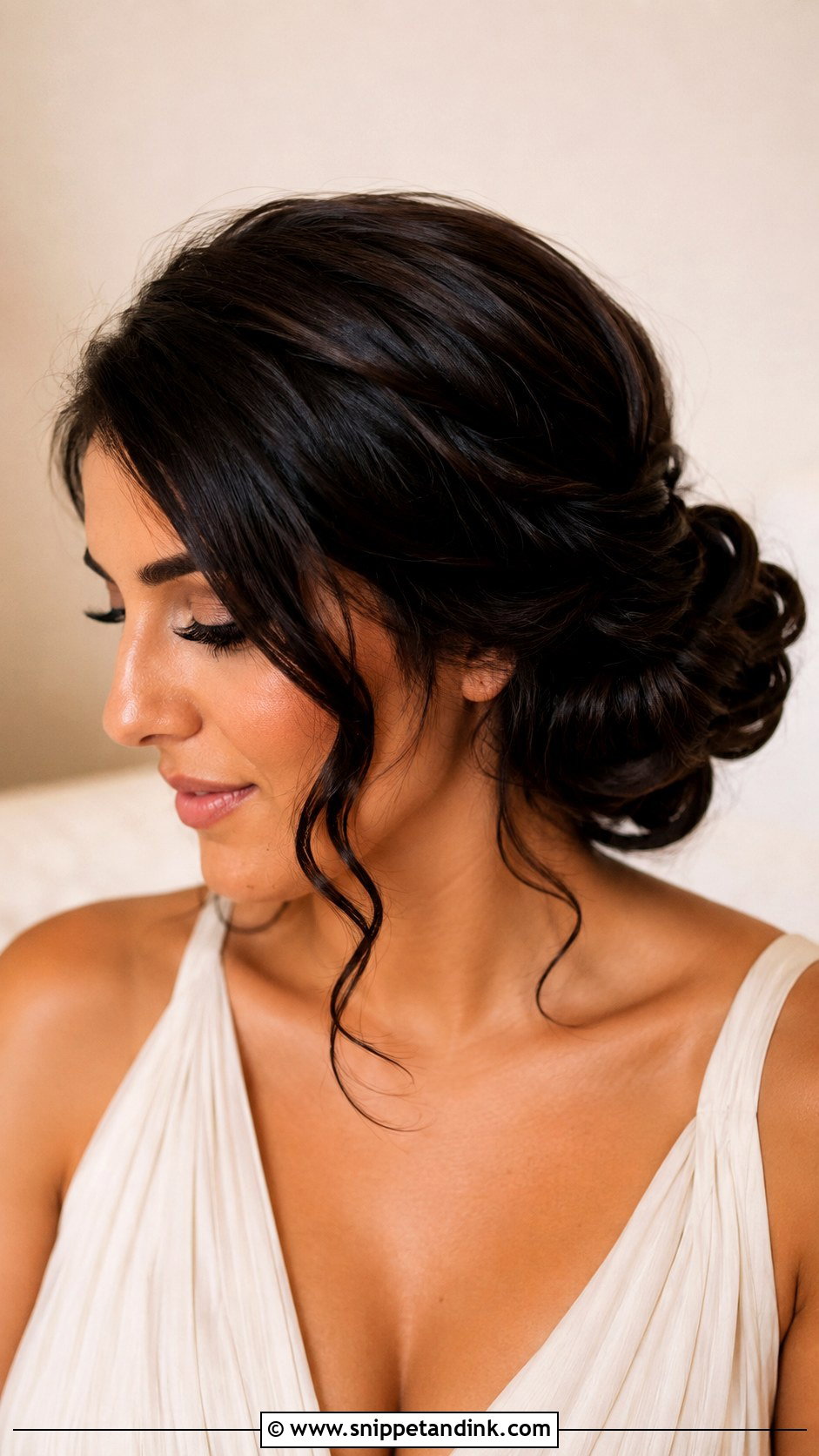 Maid Of Honor Side Bun - Snippet and Ink - 25 Made of Honor Hairstyles
