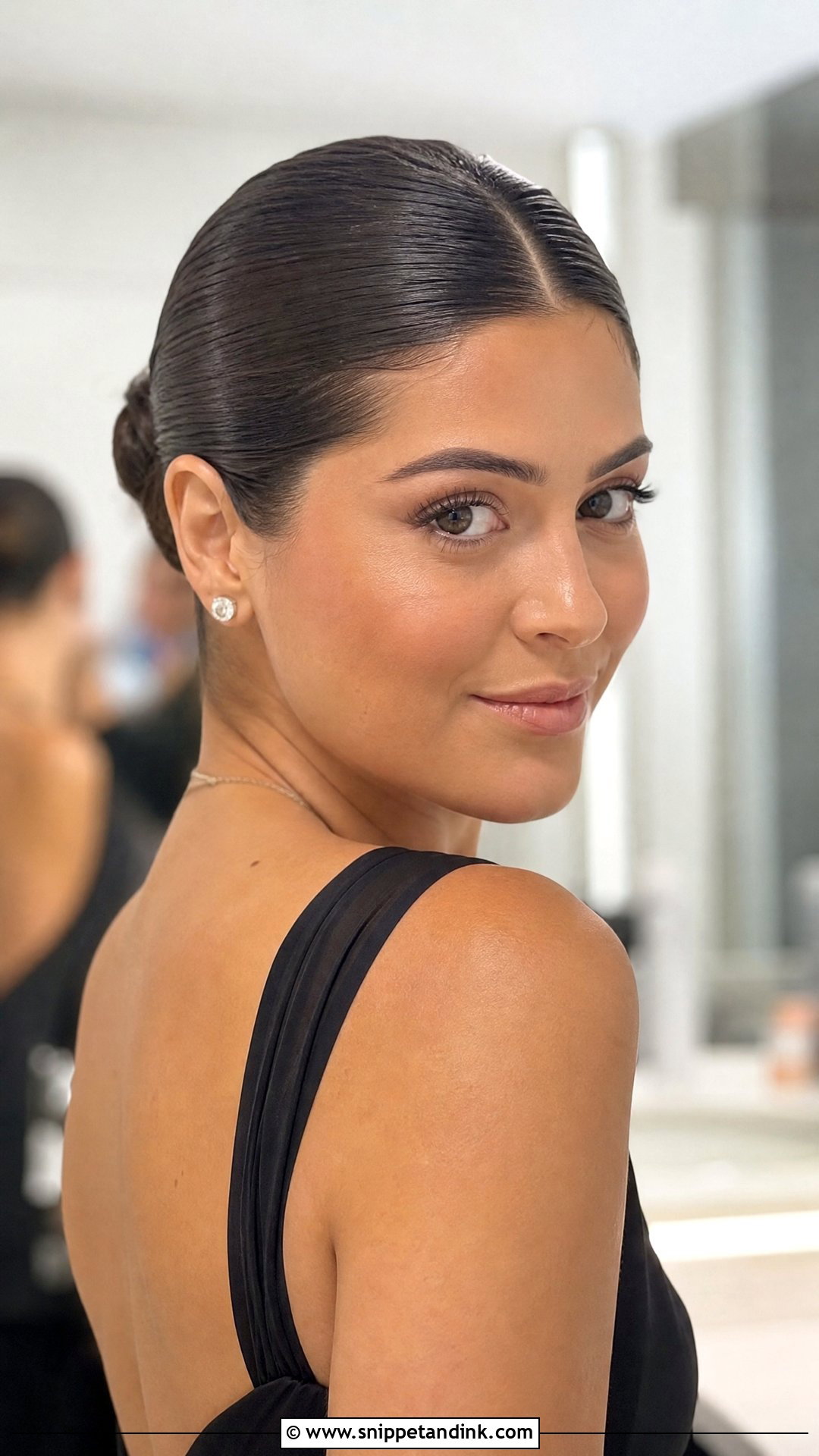 Maid Of Honor Sleek Bun Updo - Snippet and Ink - 25 Maid of Honor Hairstyles Updo