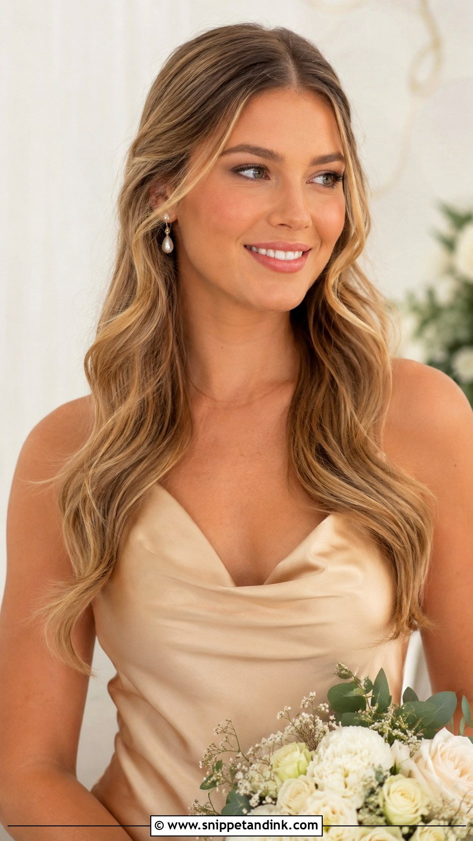 Maid Of Honor Soft Waves - Snippet and Ink - 15 Simple Maid of Honor Hair Ideas
