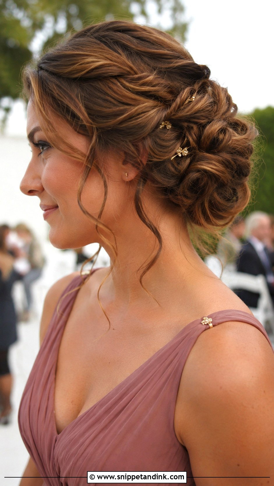 Maid Of Honor Textured Updo - Snippet and Ink - 15 Maid of Honor Wedding Hairstyles