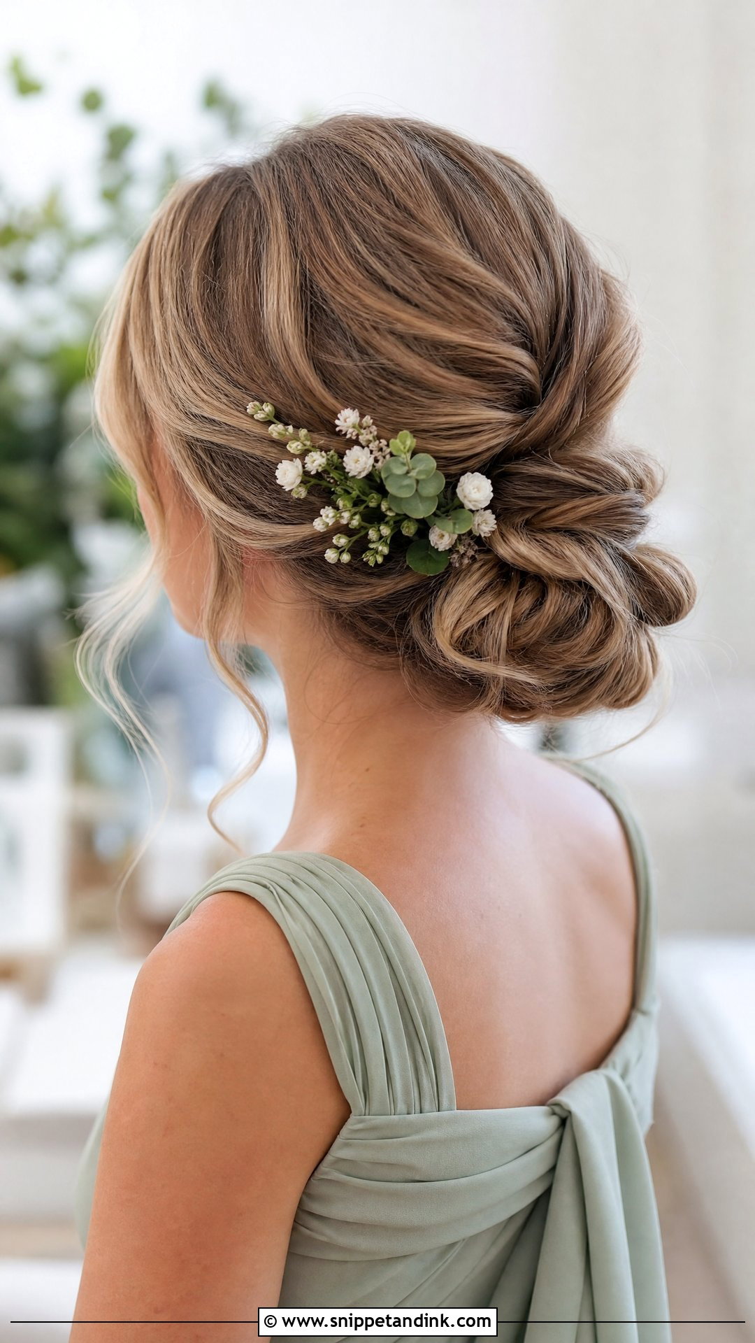 Maid Of Honor Updo With Floral Pins - Snippet and Ink - 25 Maid of Honor Hairstyles Updo