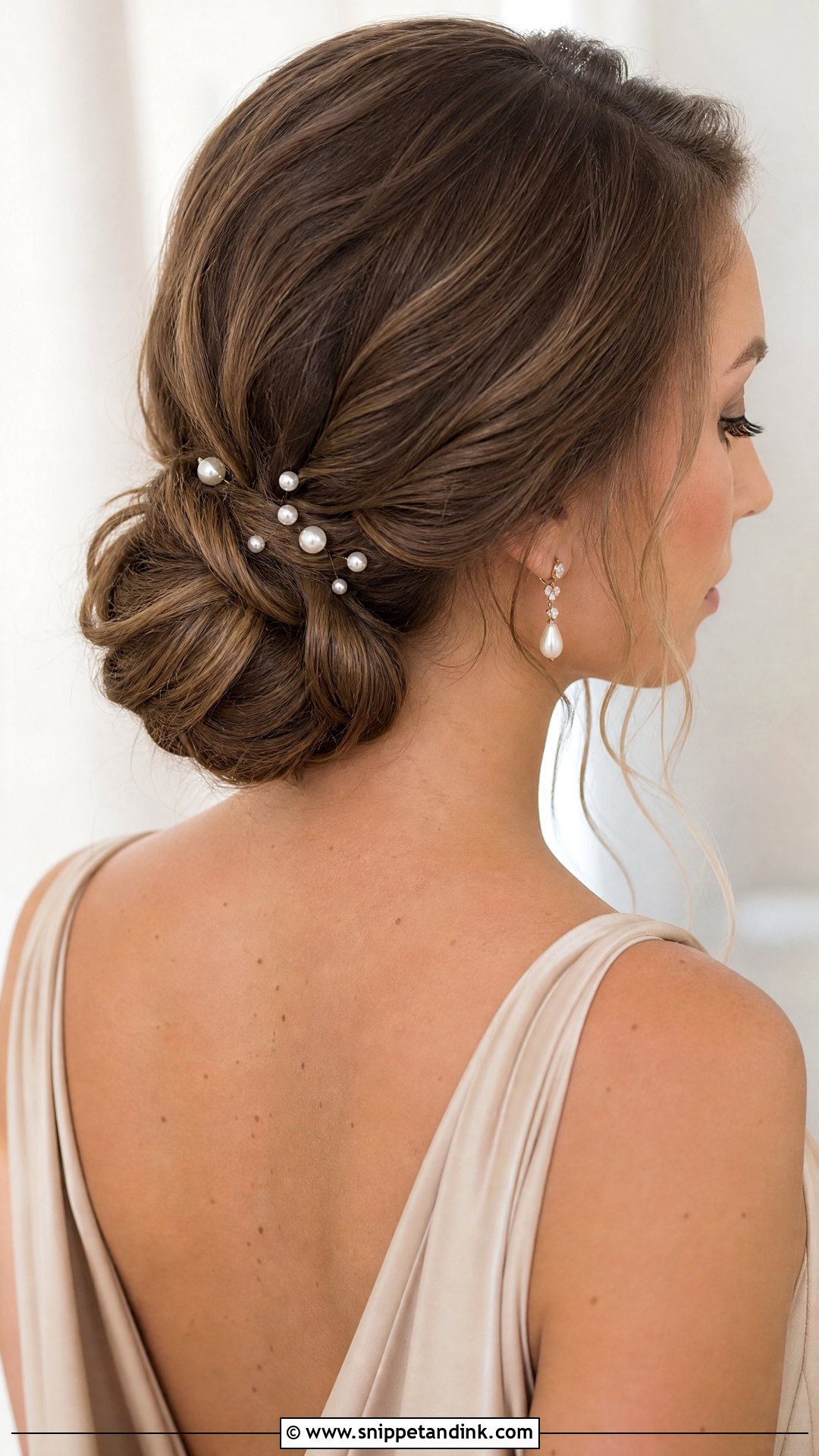 Maid Of Honor Updo With Pearl Pins - Snippet and Ink - 25 Maid of Honor Hairstyles Updo