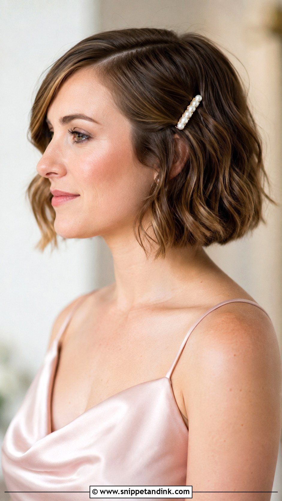 Maid Of Honour Short Bob Waves - Snippet and Ink - 25 Maid of Honour Hairstyles