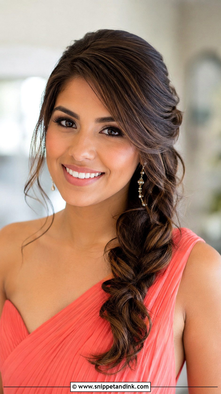 Maid Of Honour Side Braid - Snippet and Ink - 25 Maid of Honour Hairstyles