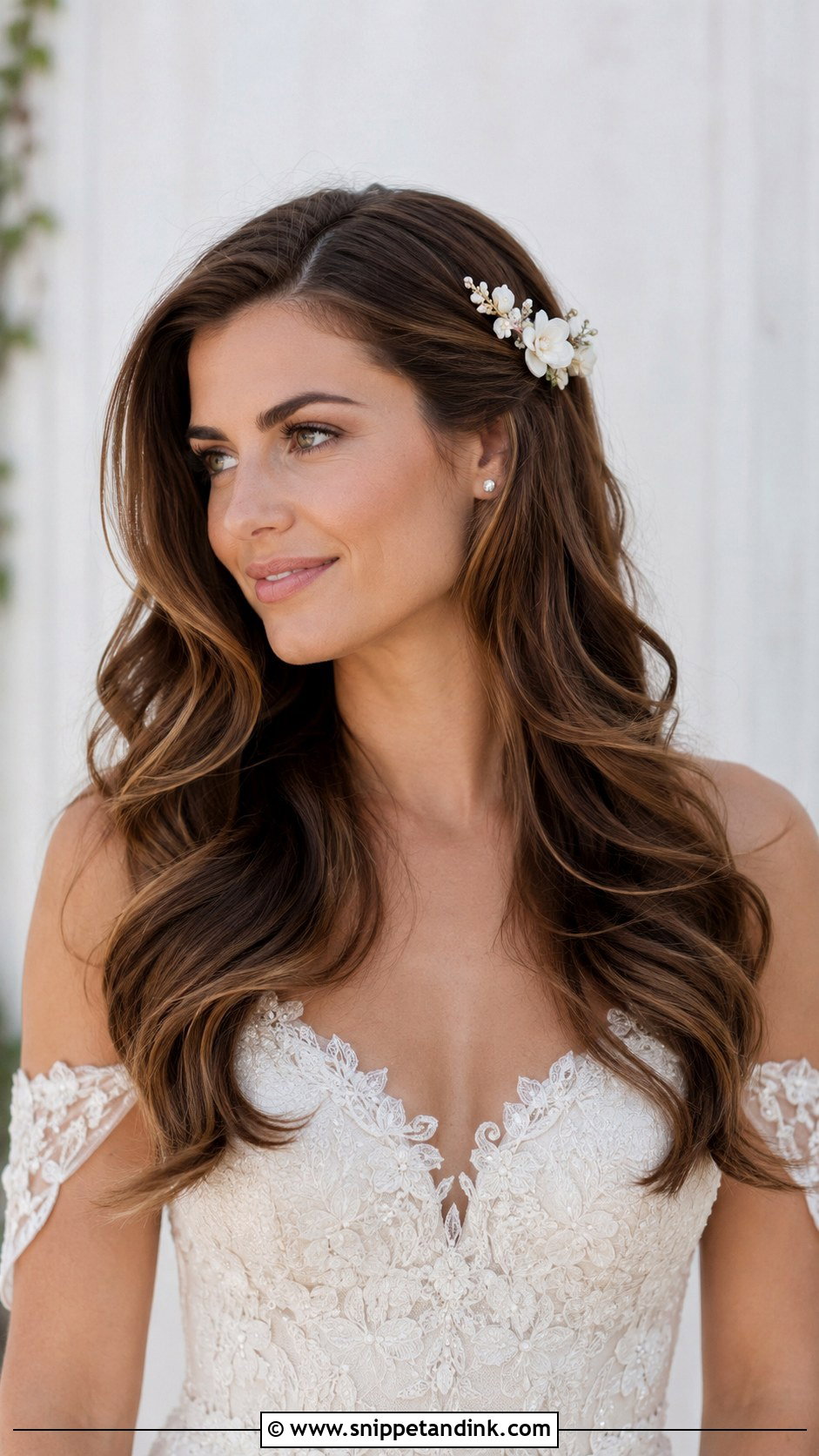 Mamma Mia Wedding Hair With Soft Curls - Snippet and Ink - 20 Mama Mia Wedding Hair Ideas