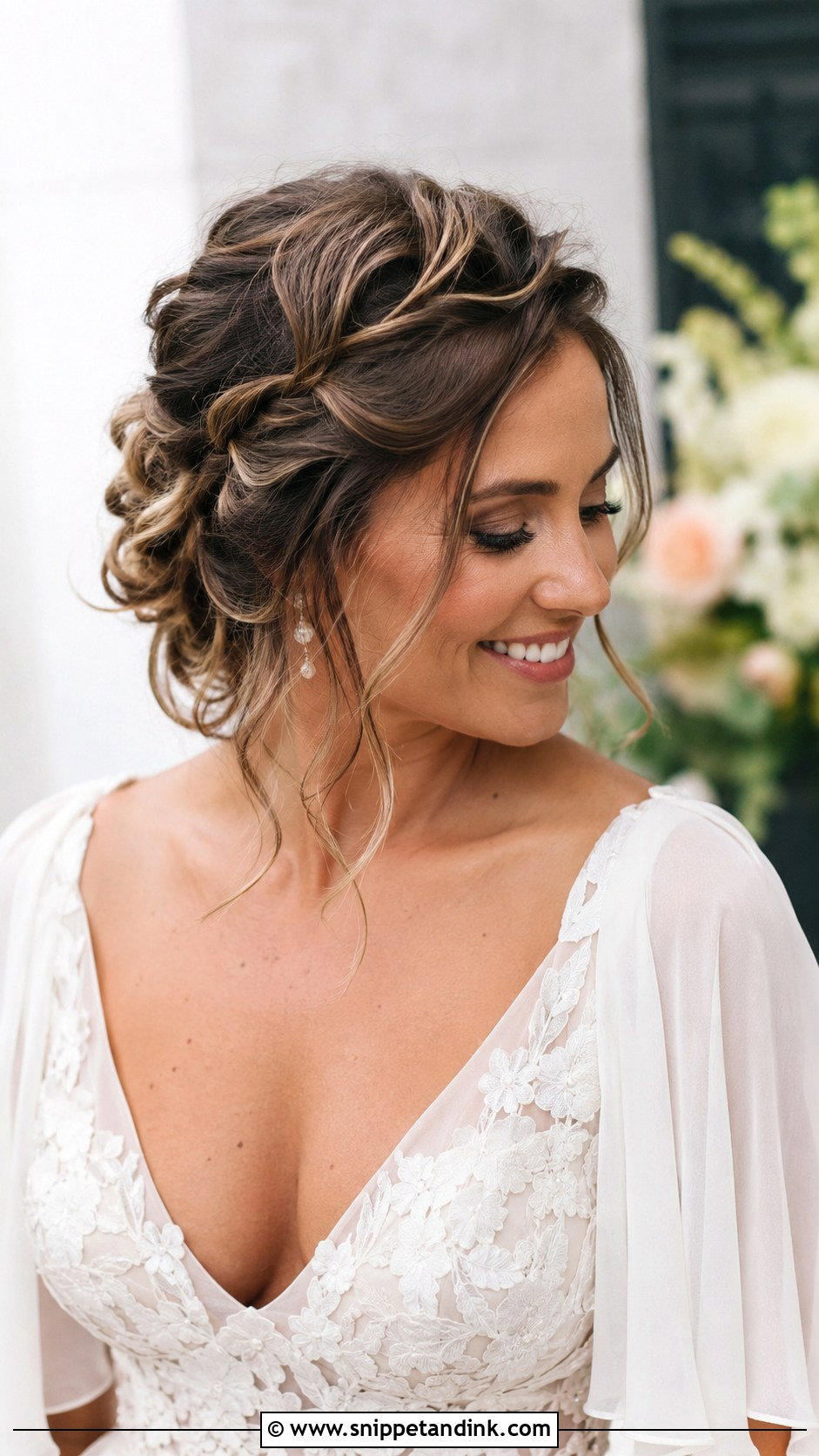 Mamma Mia Wedding Hair With Twisted Updo - Snippet and Ink - 20 Mama Mia Wedding Hair Ideas