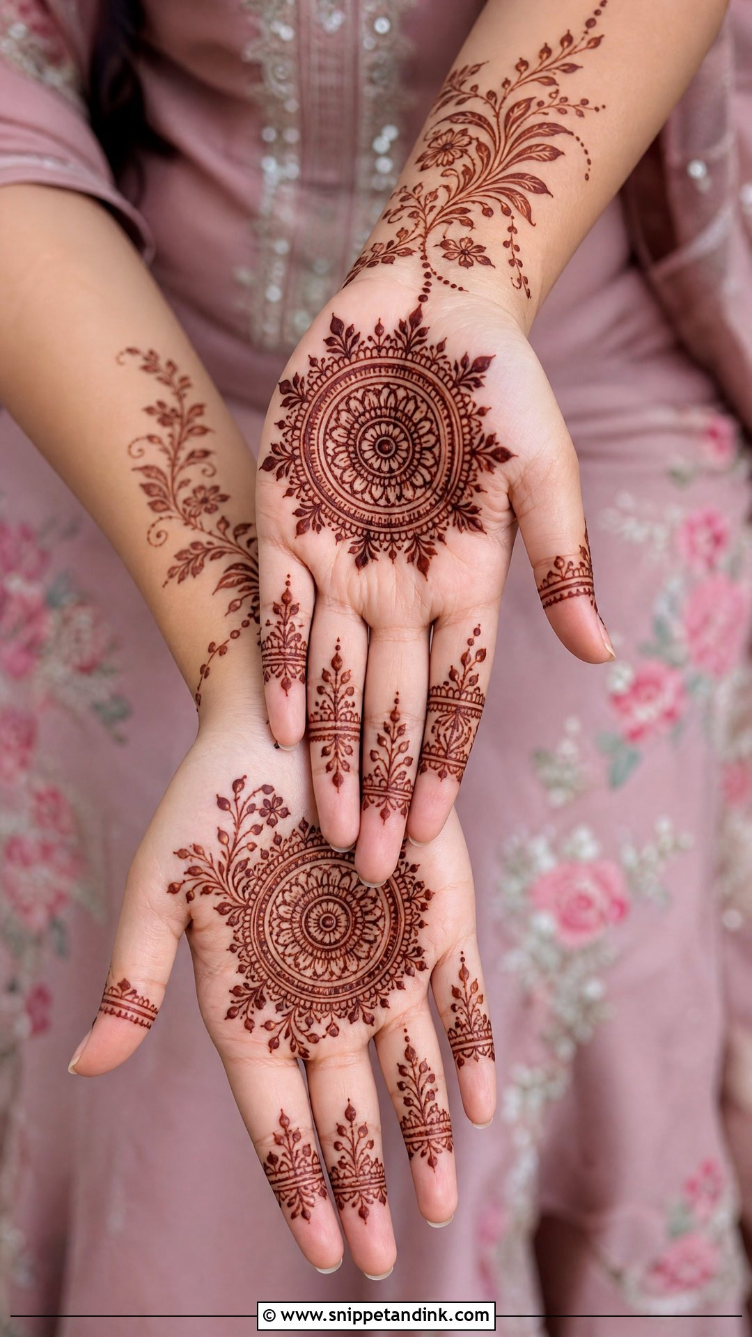 Mandala Bail Front Hand Mehndi Design - Snippet and Ink - 25 Bail Front Hand Mehndi Design Ideas