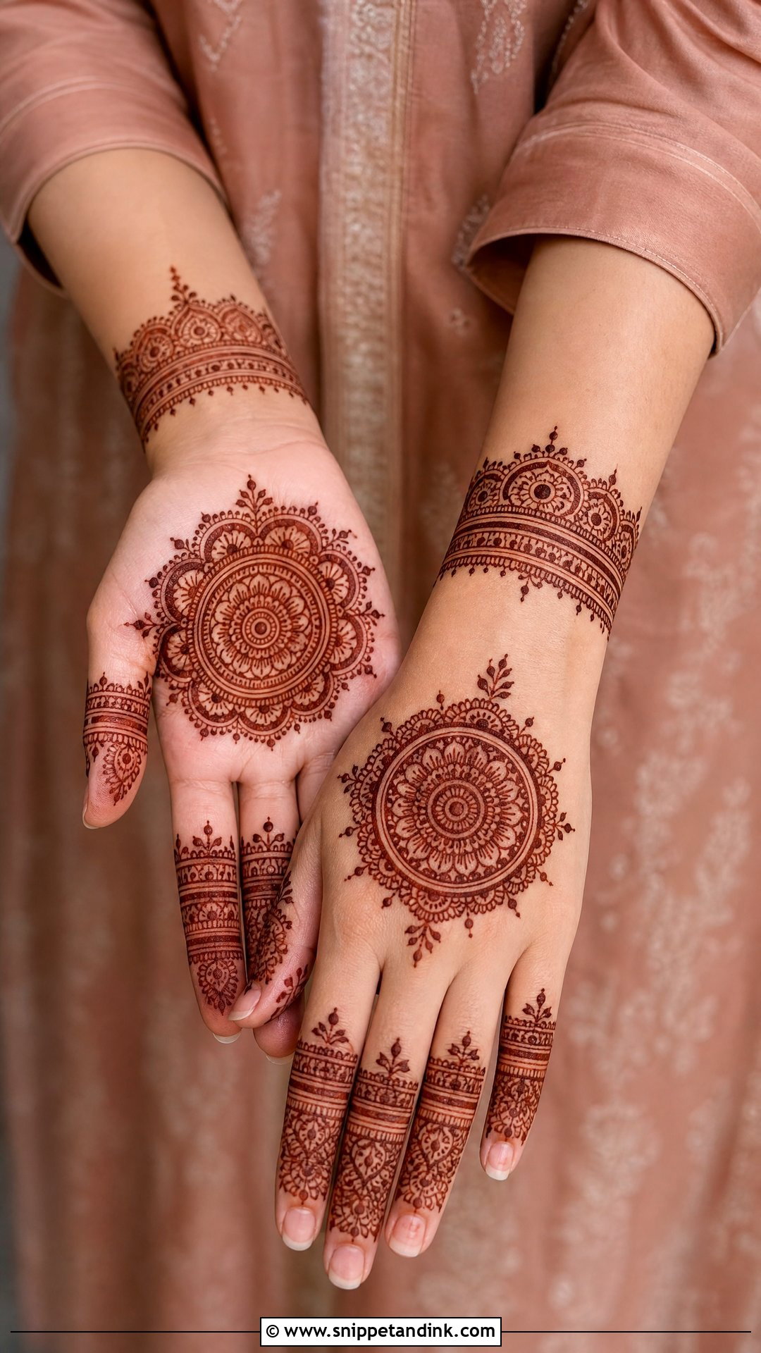 Mandala Barat Mehndi Design - Snippet and Ink - 20 Barat Mehndi Design Ideas