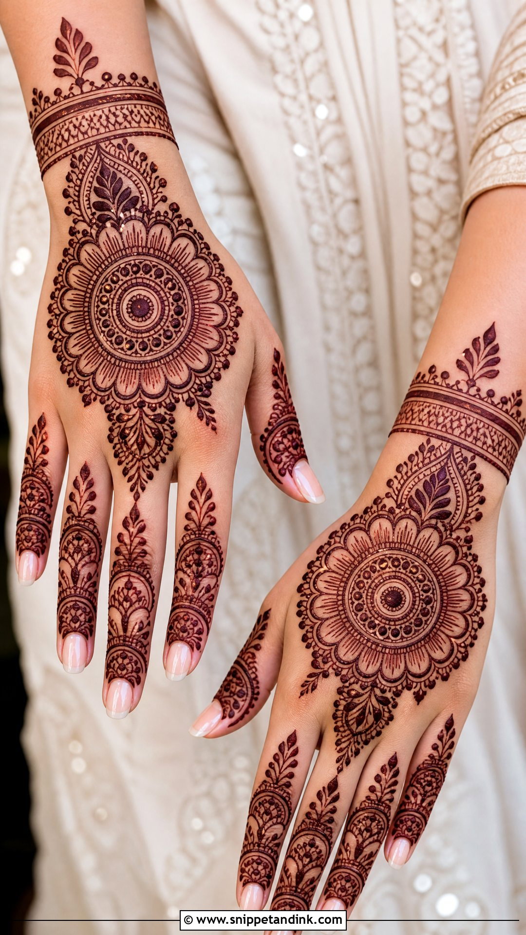 Mandala Bridal Mehandi Design - Snippet and Ink - 30 Latest Bridal Mehandi Designs