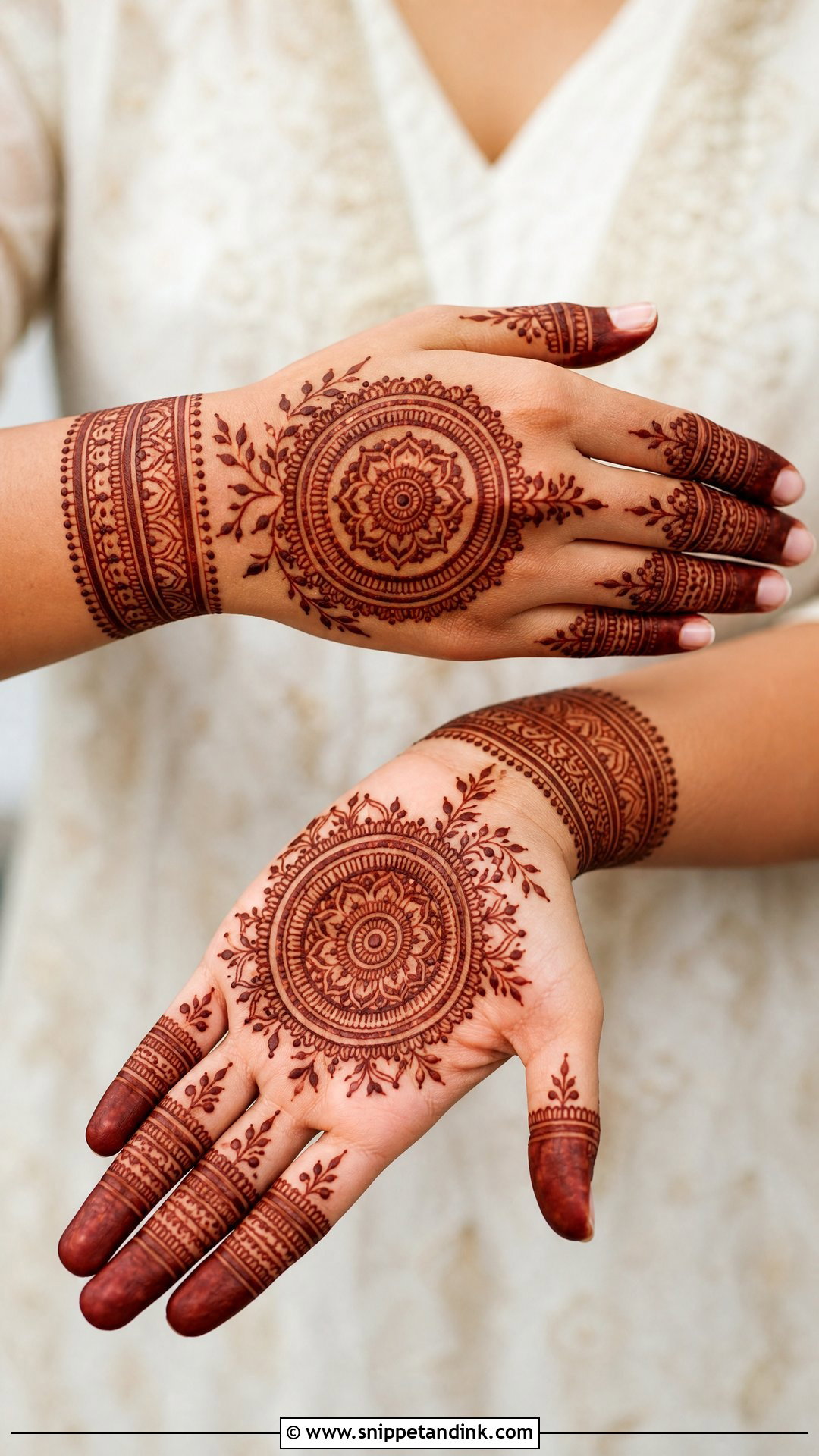 Mandala Bridal Mehndi - Snippet and Ink - 25 Bridal Mehndi Mehendi Designs for Bride