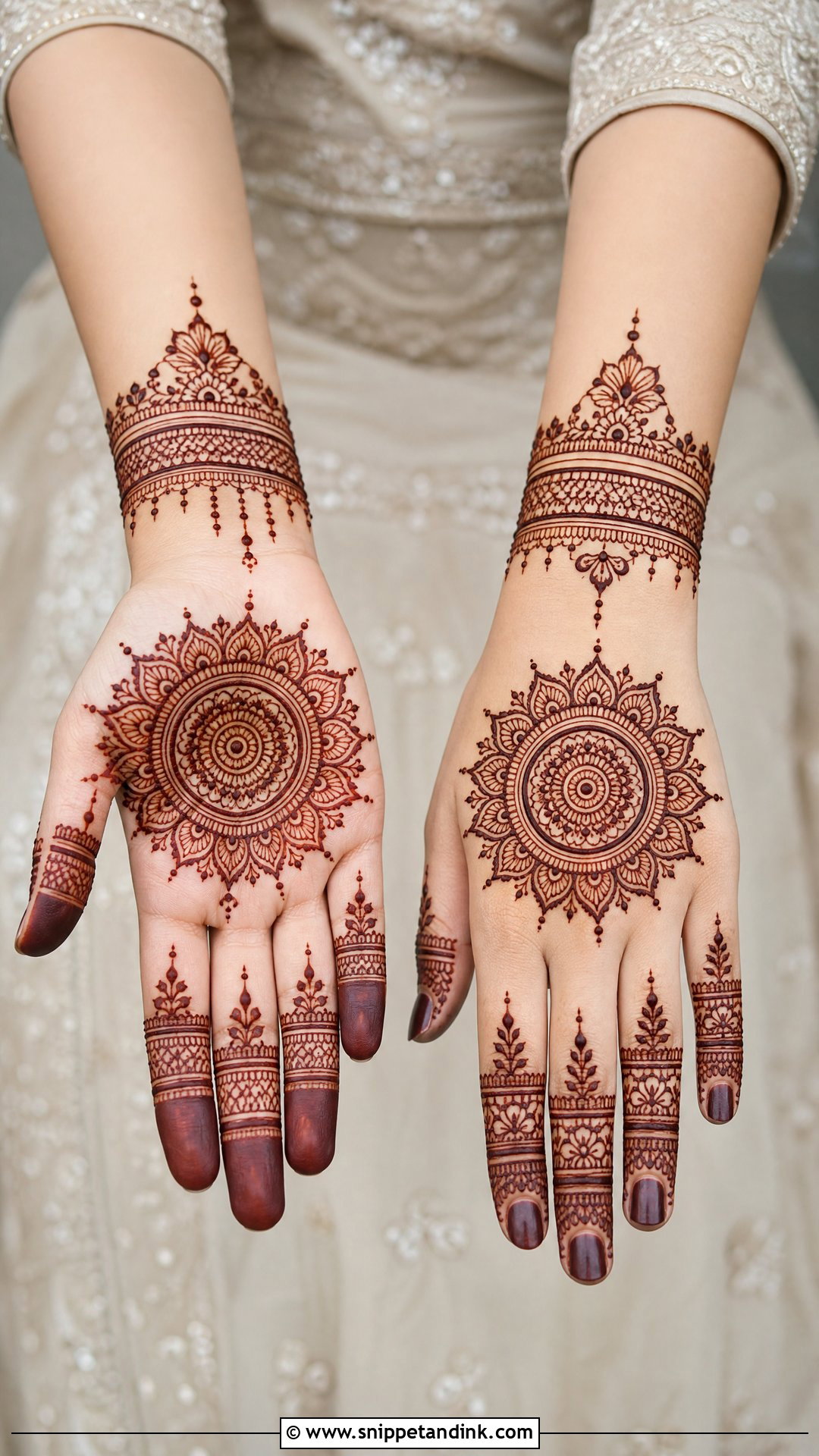 Mandala Bridal Mehndi - Snippet and Ink - 25 Mehandi Look for Bride Ideas