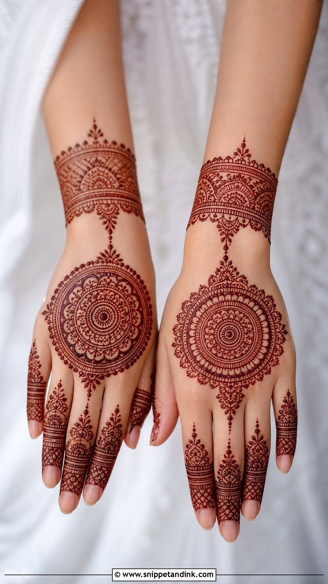 Mandala Bridal Mehndi Design - Snippet and Ink - 20 Beautiful Bridal Mehndi Designs