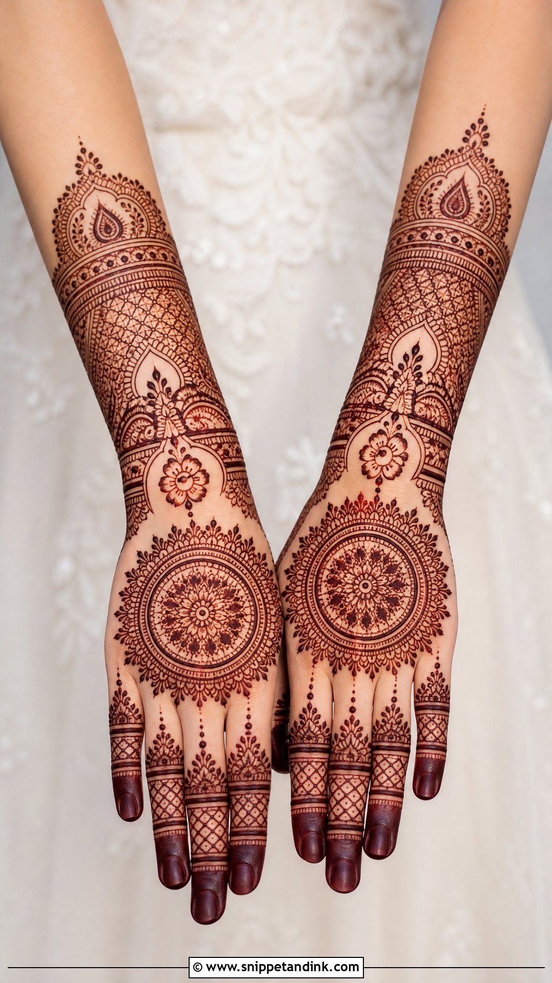 Mandala Bridal Mehndi Design - Snippet and Ink - 20 Indian Mehandi Design for Bridal Ideas