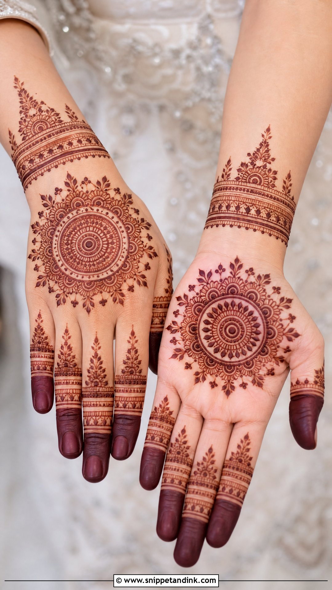 Mandala Bridal Mehndi Design - Snippet and Ink - 20 Indian Wedding Mehndi Designs
