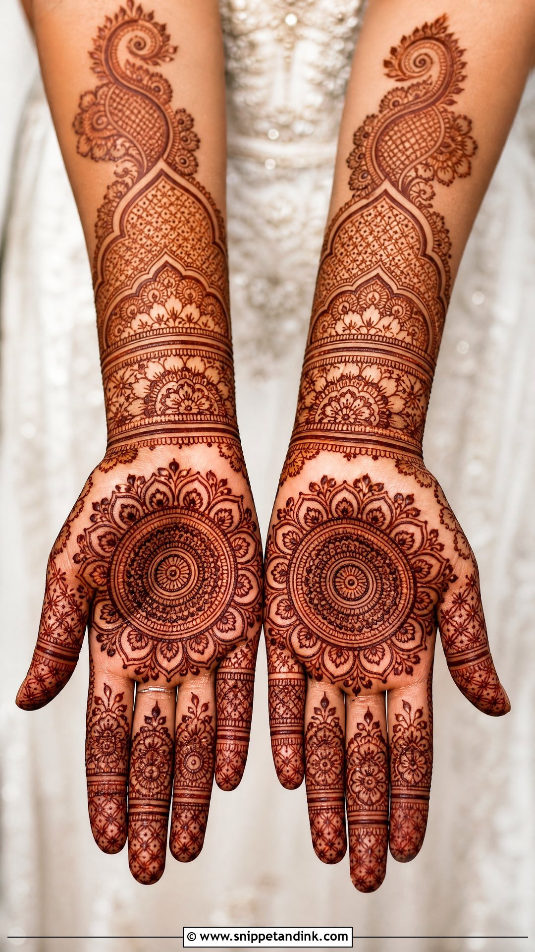 Mandala Bridal Mehndi Design - Snippet and Ink - 20 Intricate Bridal Mehndi Designs