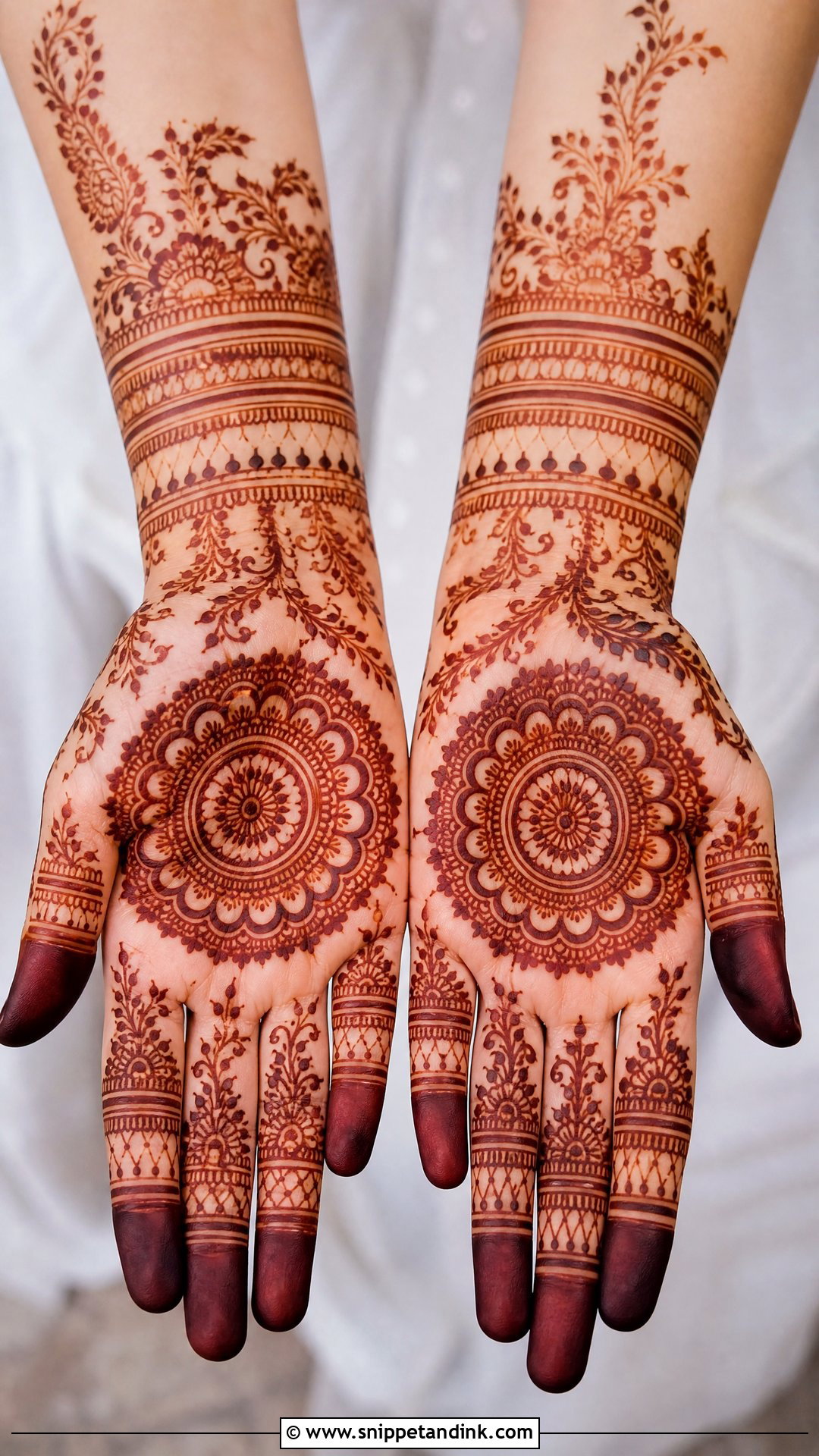 Mandala Bridal Mehndi Design - Snippet and Ink - 20 New Unique Bridal Mehndi Designs