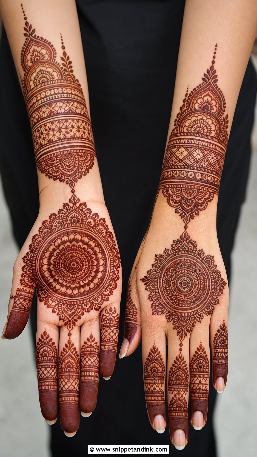 Mandala Bridal Mehndi Design - Snippet and Ink - 20 Unique Bridal Mehndi Mehandi Designs for Hands
