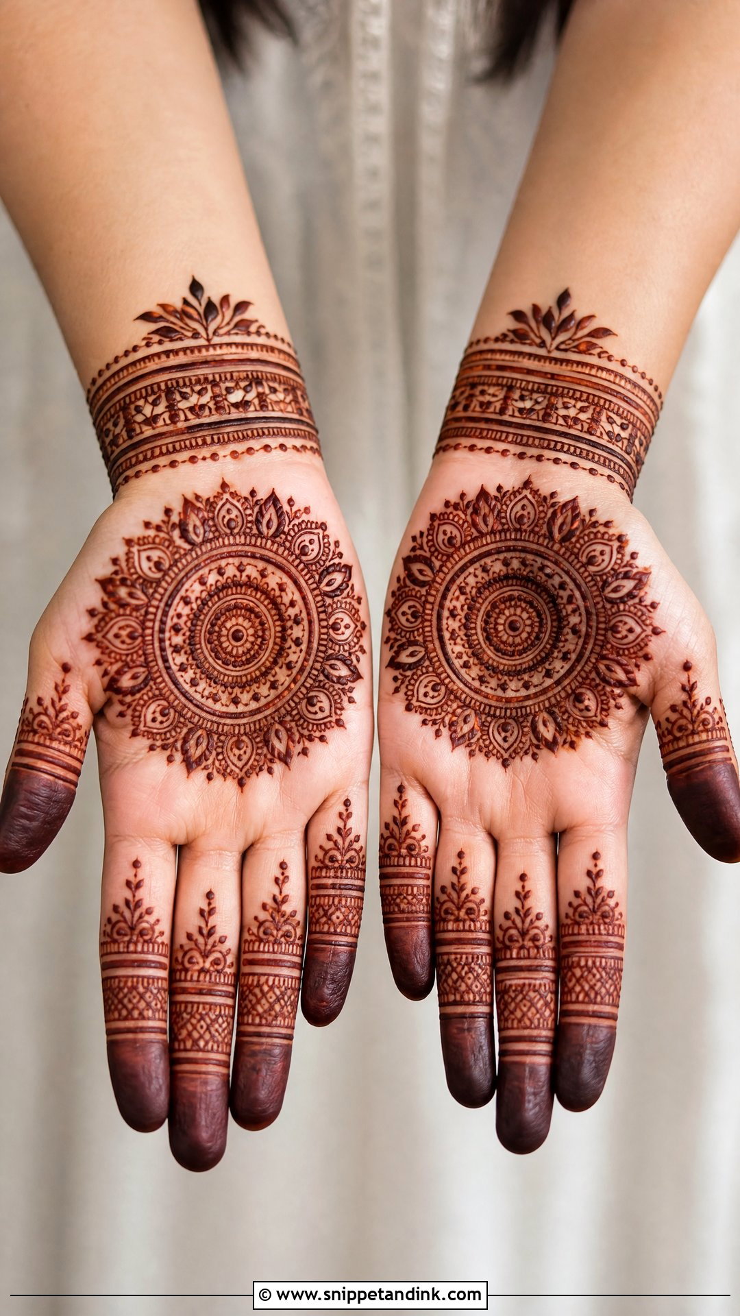 Mandala Bridal Mehndi Design - Snippet and Ink - 20 Bridal Dulhan Mehndi Designs