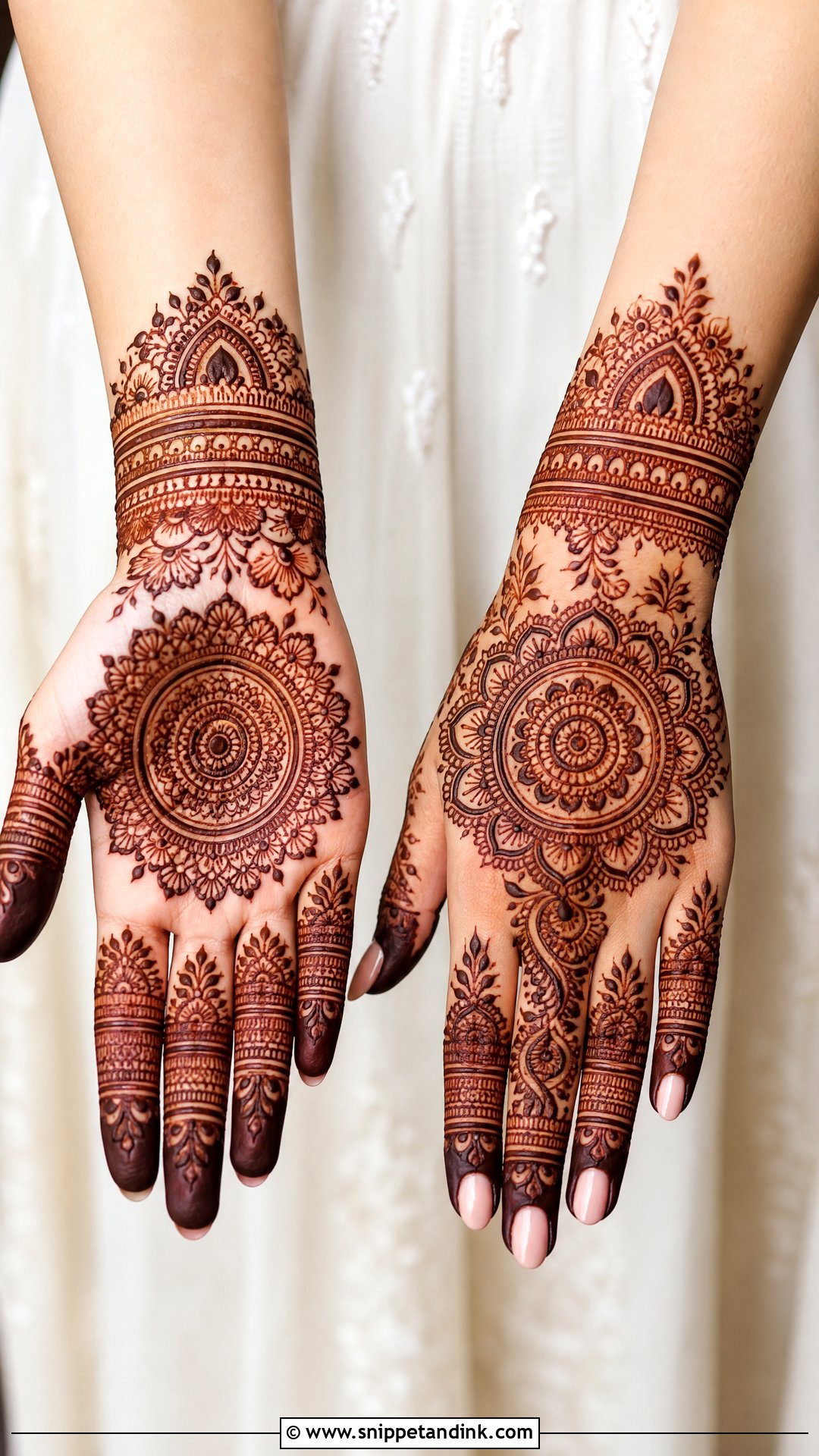 Mandala Bridal Mehndi Design - Snippet and Ink - 20 Unique Bridal Wedding Mehndi Designs