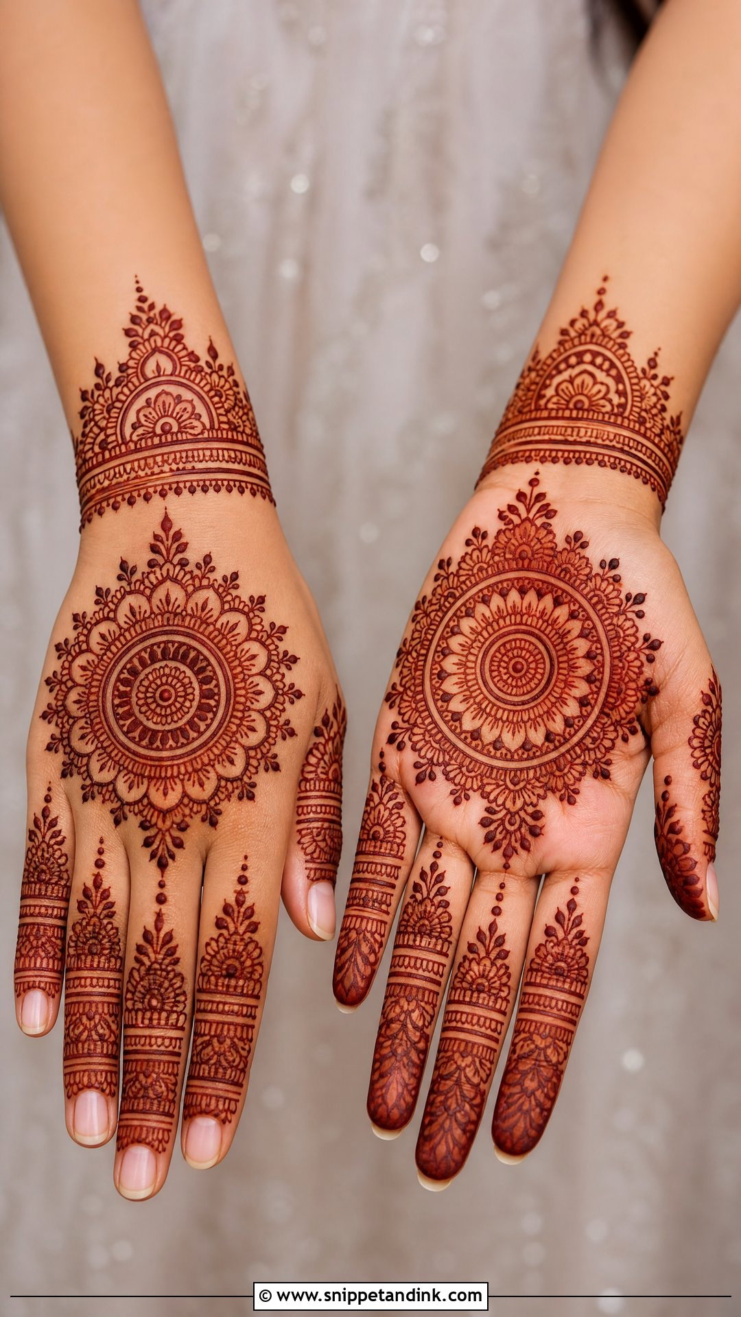 Mandala Bridal Mehndi Design - Snippet and Ink - 25 Bridal Hand Mandhi Mehndi Design Ideas