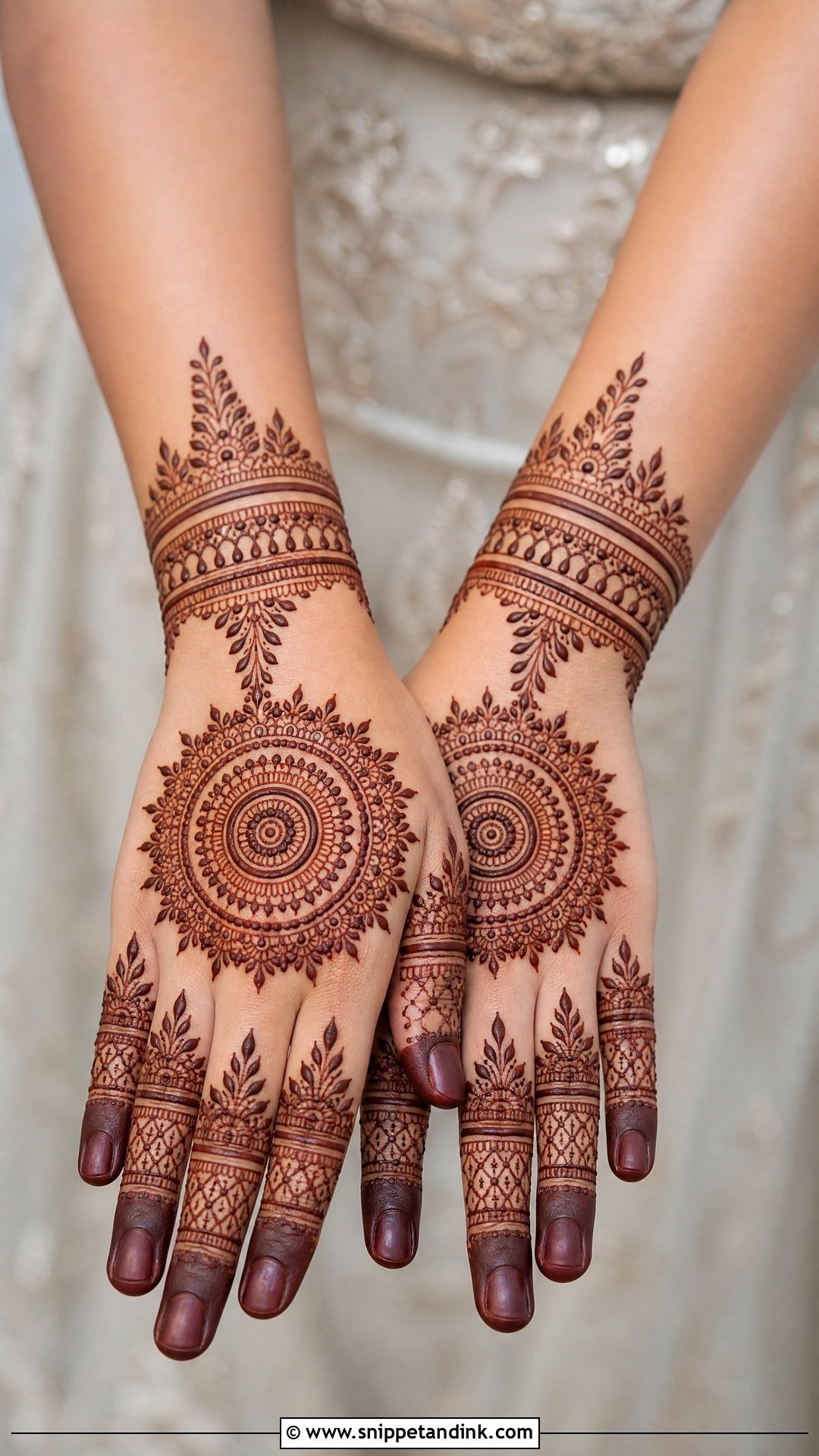 Mandala Bridal Mehndi Design - Snippet and Ink - 25 Bridal Mehndi Design 2025 Ideas