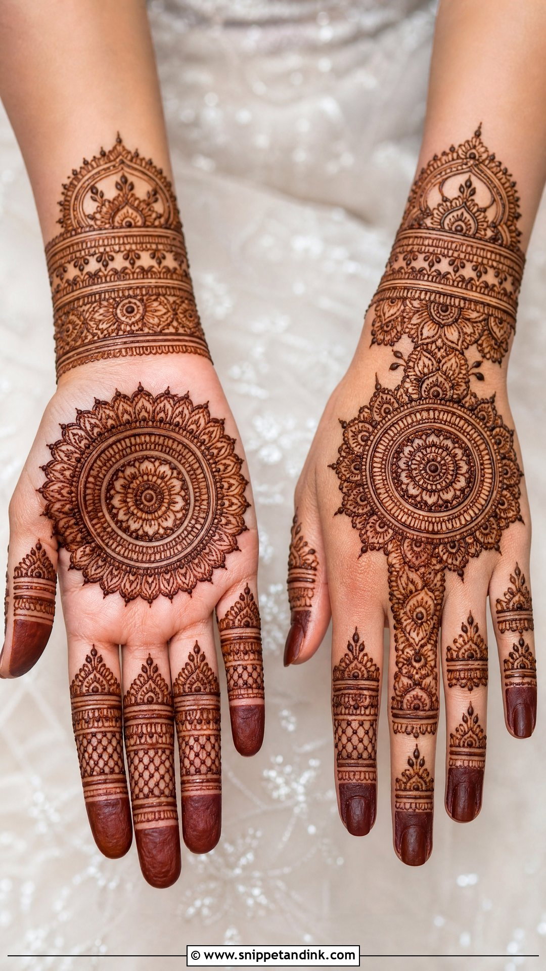 Mandala Bridal Mehndi Design - Snippet and Ink - 25 Dulhan Bridal Henna Mehndi Designs