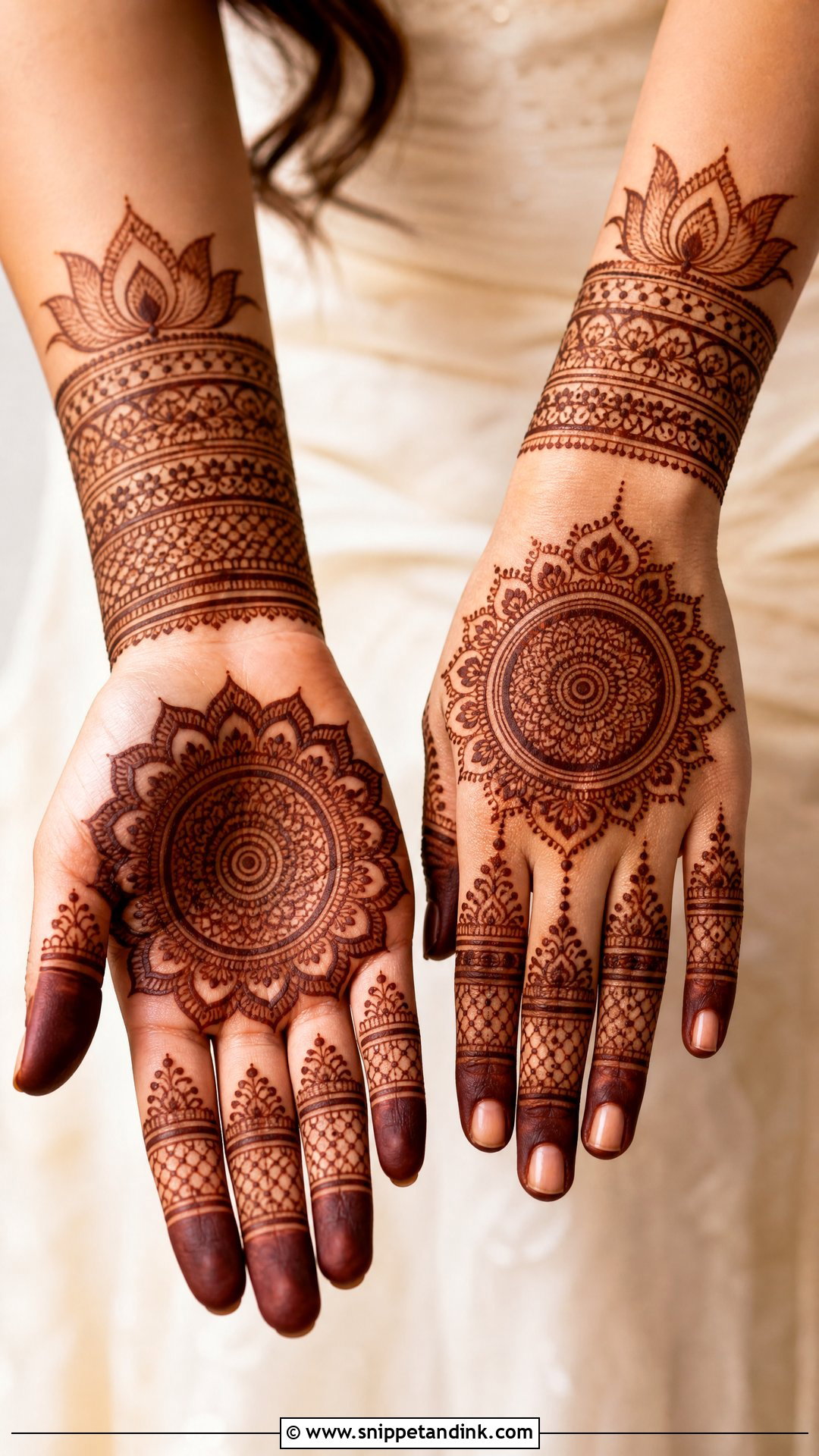 Mandala Bridal Mehndi Design - Snippet and Ink - 25 Traditional Indian Bridal Mehndi Designs