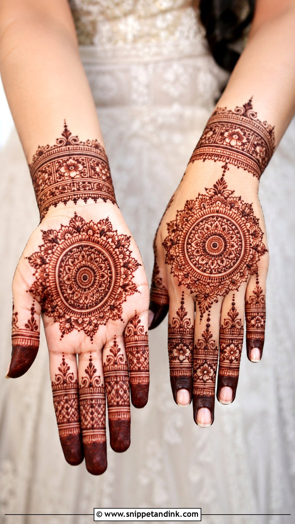 Mandala Bridal Mehndi Design - Snippet and Ink - 30 Bridal Mehndi Design Ideas