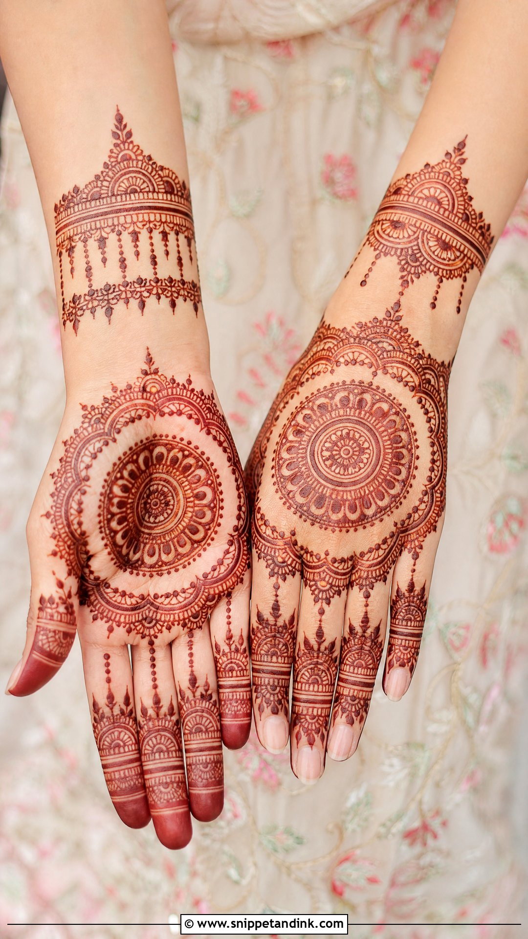 Mandala Bridal Mehndi Design - Snippet and Ink - 30 Bridal Wedding Mehndi Designs
