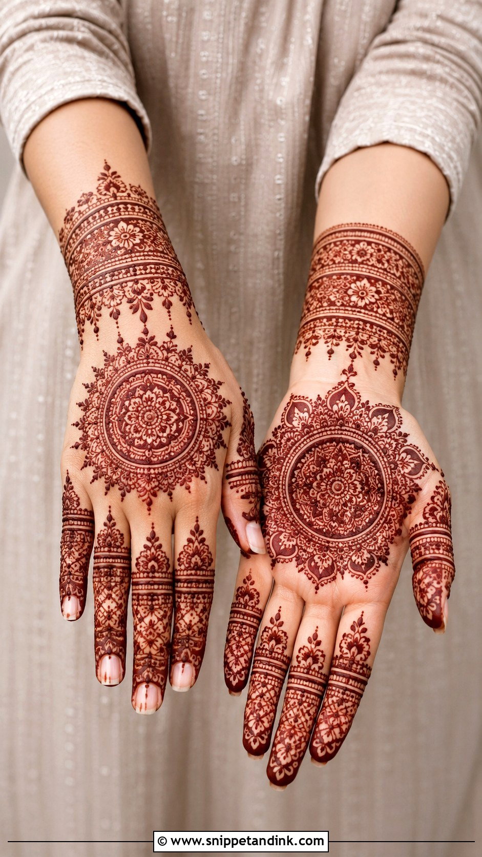 Mandala Bridal Mehndi Design - Snippet and Ink - 35 Latest Bridal Mehndi Designs Weddings