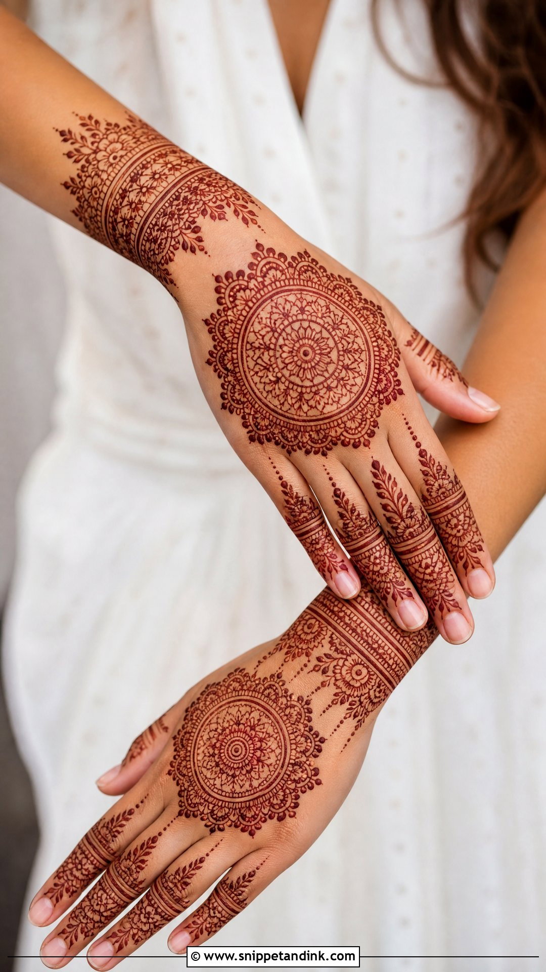 Mandala Bridal Mehndi Design - Snippet and Ink - 20 Bridal Mehndi Designs Figures