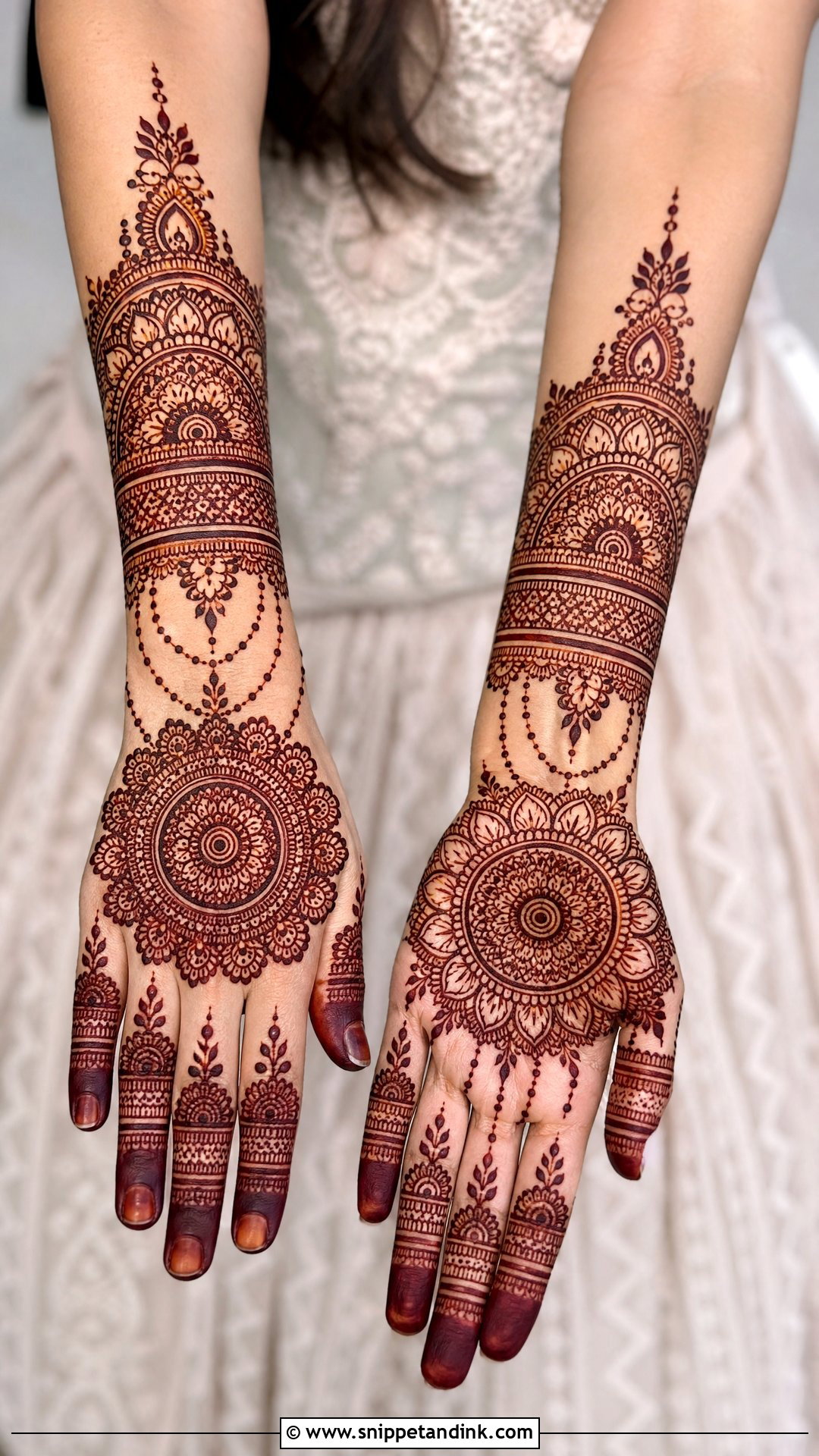 Mandala Bridal Mehndi Design - Snippet and Ink - 20 Bridal Mehndi Latest Design Ideas