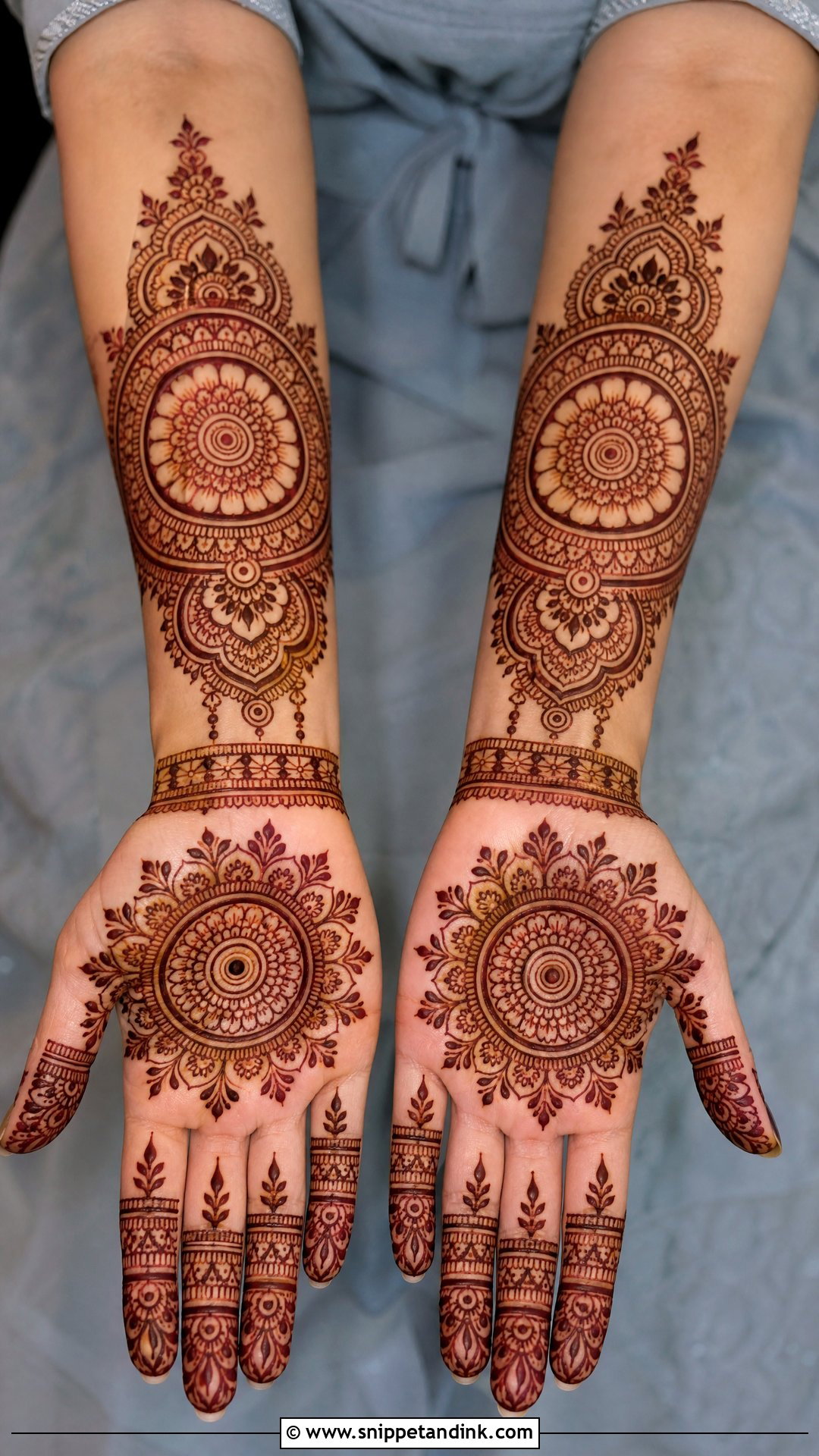 Mandala Bridal Mehndi Design - Snippet and Ink - 20 Bridal Mehndi Mehandi Designs for Hands Brides Indian Weddings