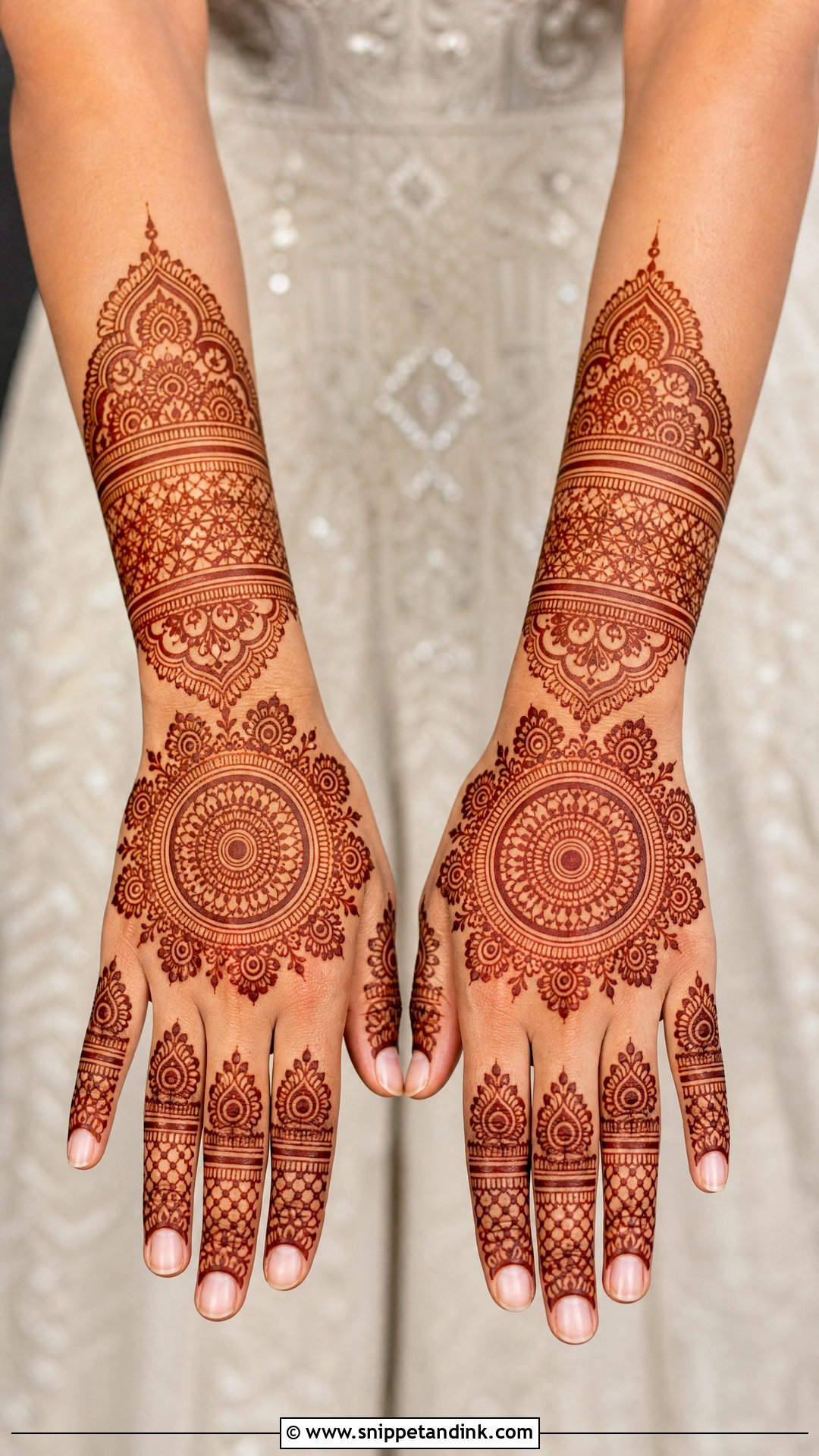 Mandala Bridal Mehndi Design For Hands - Snippet and Ink - 20 Bridal Mehndi Designs for Hands