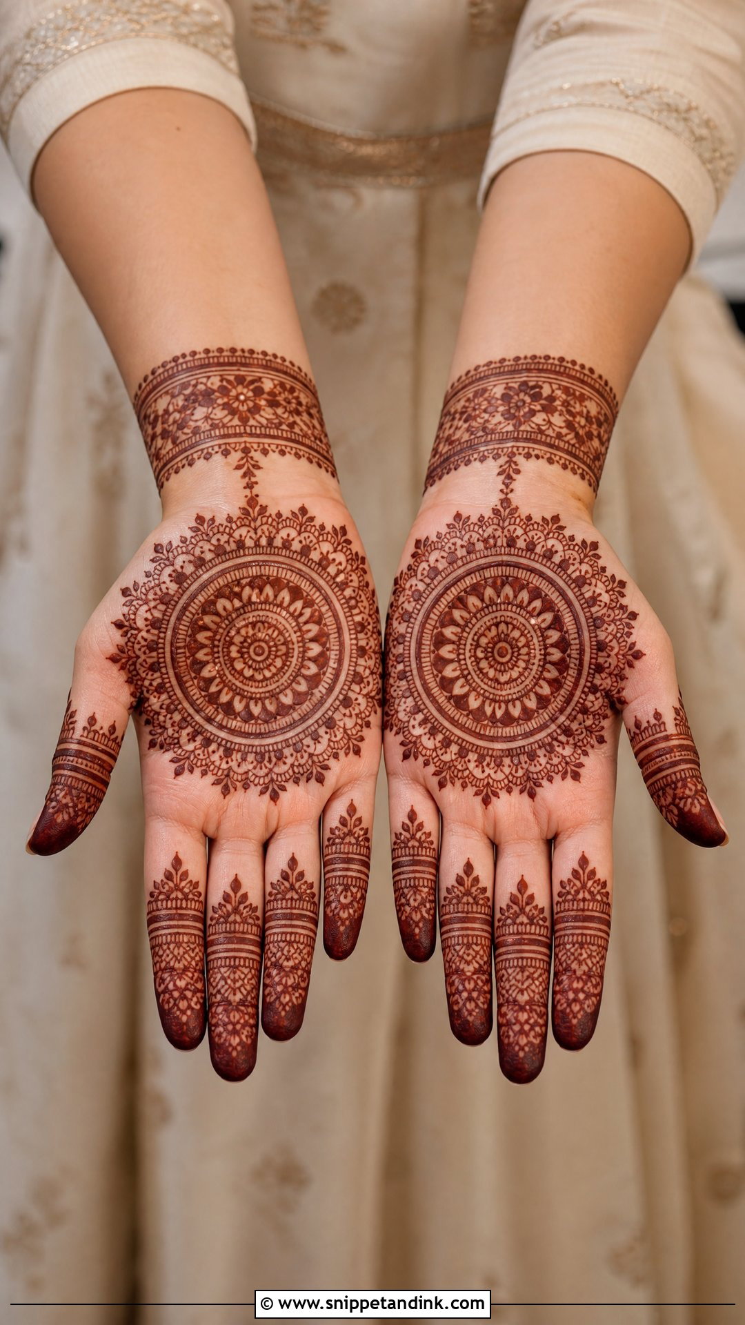 Mandala Bridal Mehndi - Snippet and Ink - 20 Indian Bridal Mehndi Designs Brides