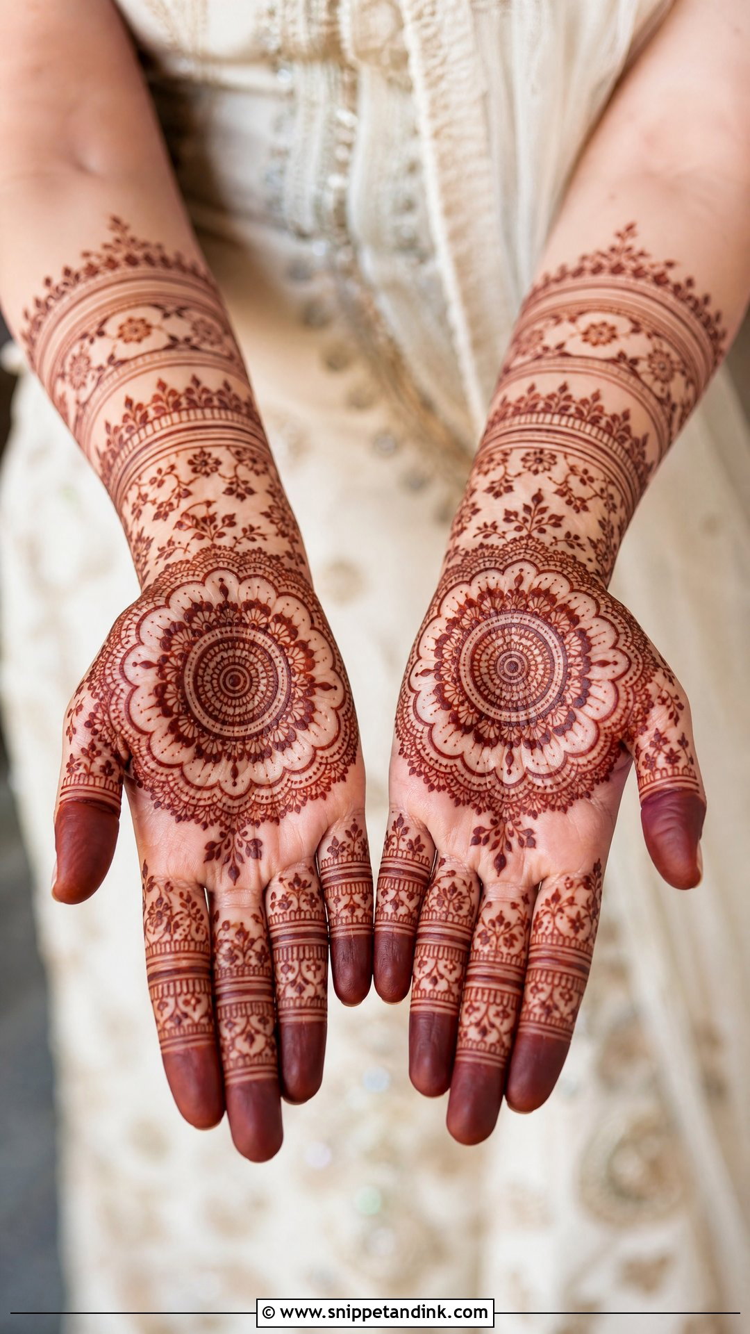Mandala Dulhan Mehndi Design - Snippet and Ink - 30 Dulhan Mehndi Designs Indian Weddings