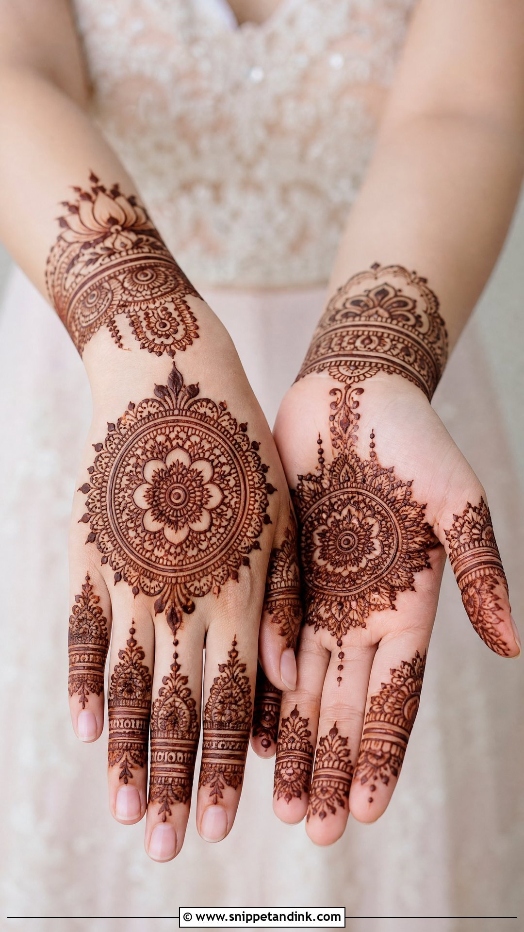 Mandala Dulhan Mehndi Design - Snippet and Ink - 20 Mehndi Dulhan Design Ideas