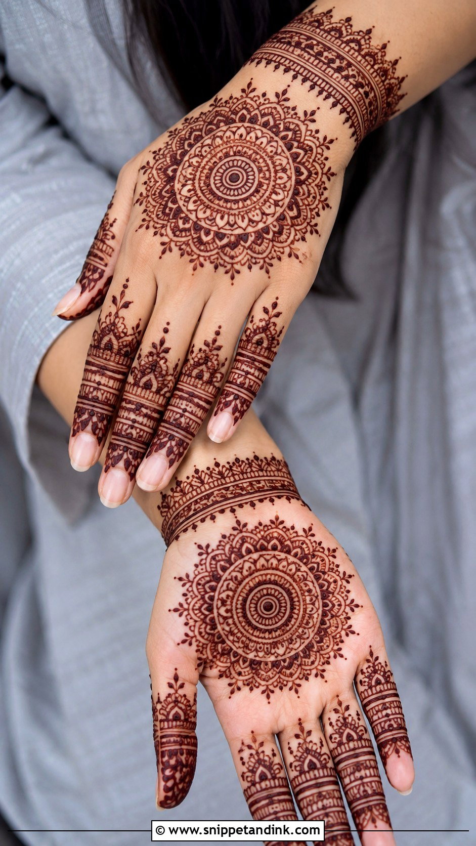 Mandala Fancy Mehndi Design - Snippet and Ink - 35 Fancy Mehndi Designs