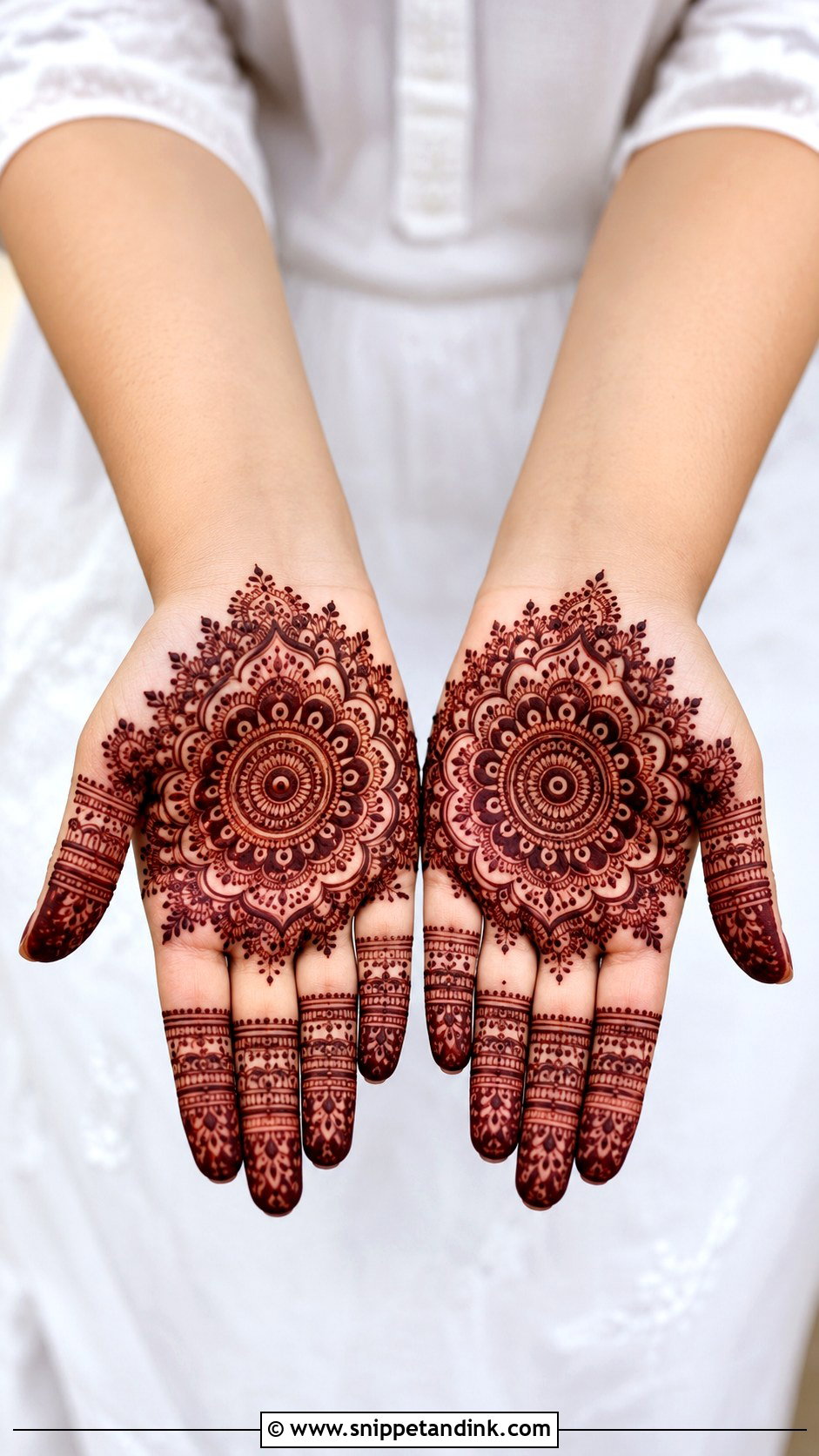 Mandala Fingers Mehndi Design - Snippet and Ink - 35 Fingers Mehndi Design Ideas