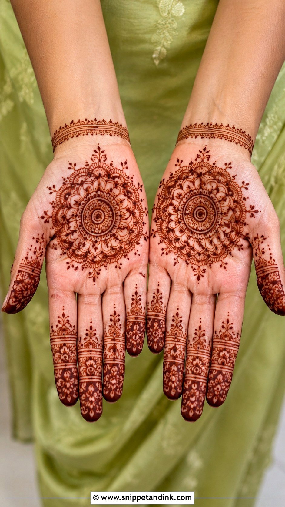 Mandala Front Hand Mehndi Design - Snippet and Ink - 35 Simple Unique Front Hand Mehndi Designs