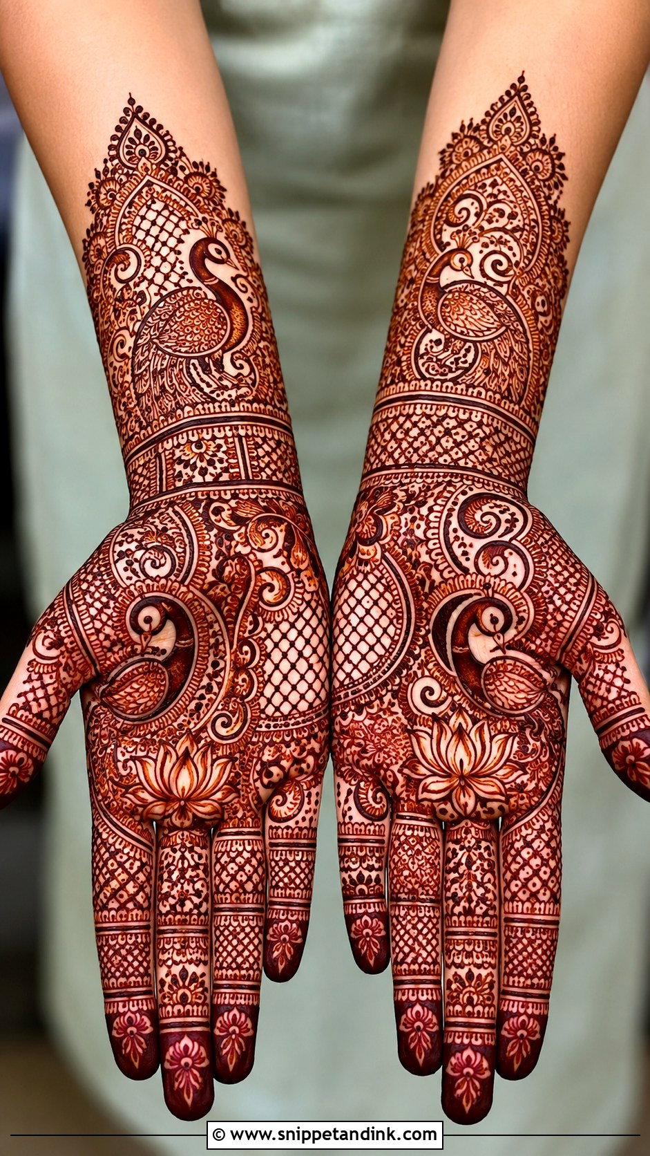Mandala Front Hand Mehndi Design - Snippet and Ink - 35 Trendy Front Hand Mehndi Designs